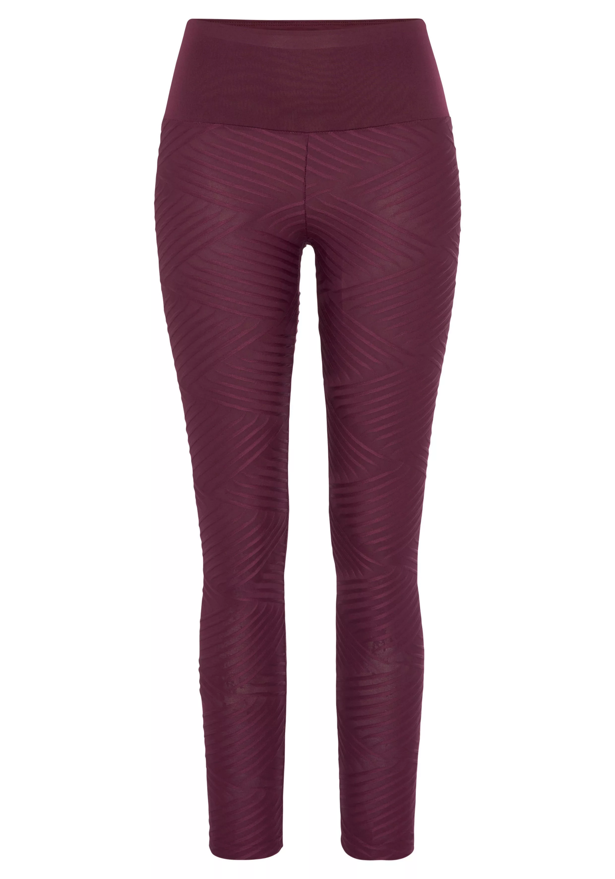 LASCANA ACTIVE Leggings, Sportleggings mit 3D-Struktur günstig online kaufen