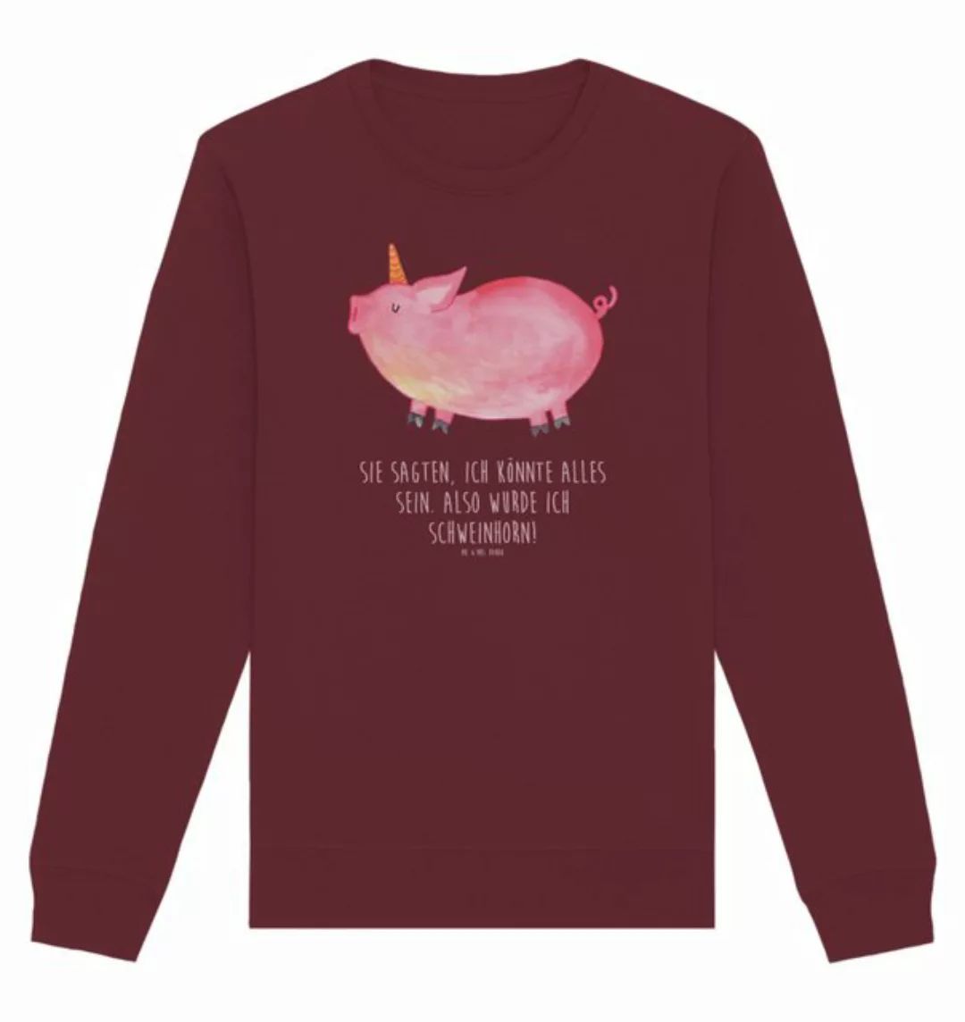 Mr. & Mrs. Panda Longpullover Größe XL Einhorn Schwein - Burgundy - Geschen günstig online kaufen