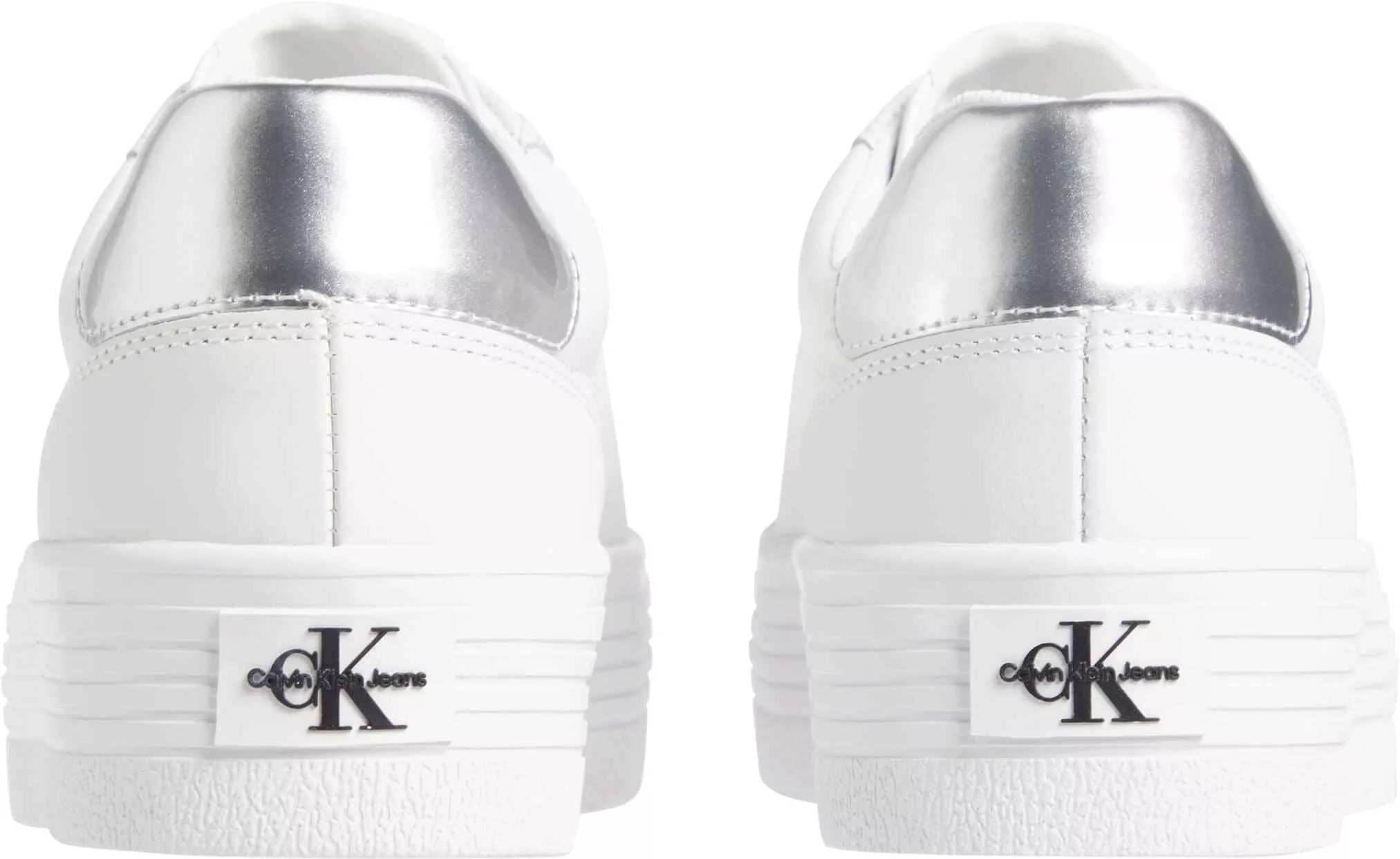 Calvin Klein Jeans Plateausneaker "BOLD VULC FLATF LACEUP LTH", Halbschuh, günstig online kaufen