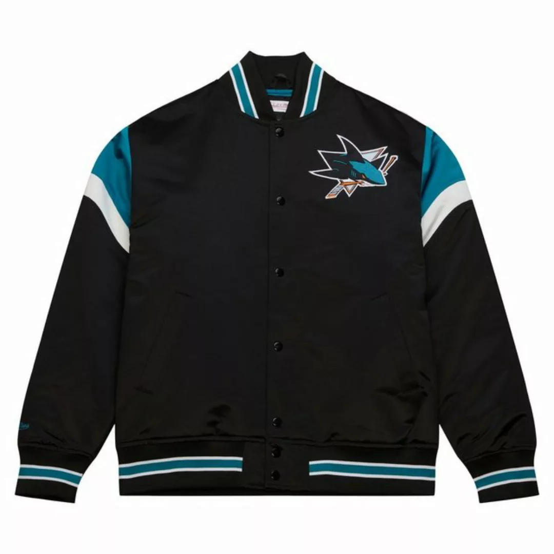 Mitchell & Ness Collegejacke Heavyweight Satin NHL San Jose Sharks günstig online kaufen