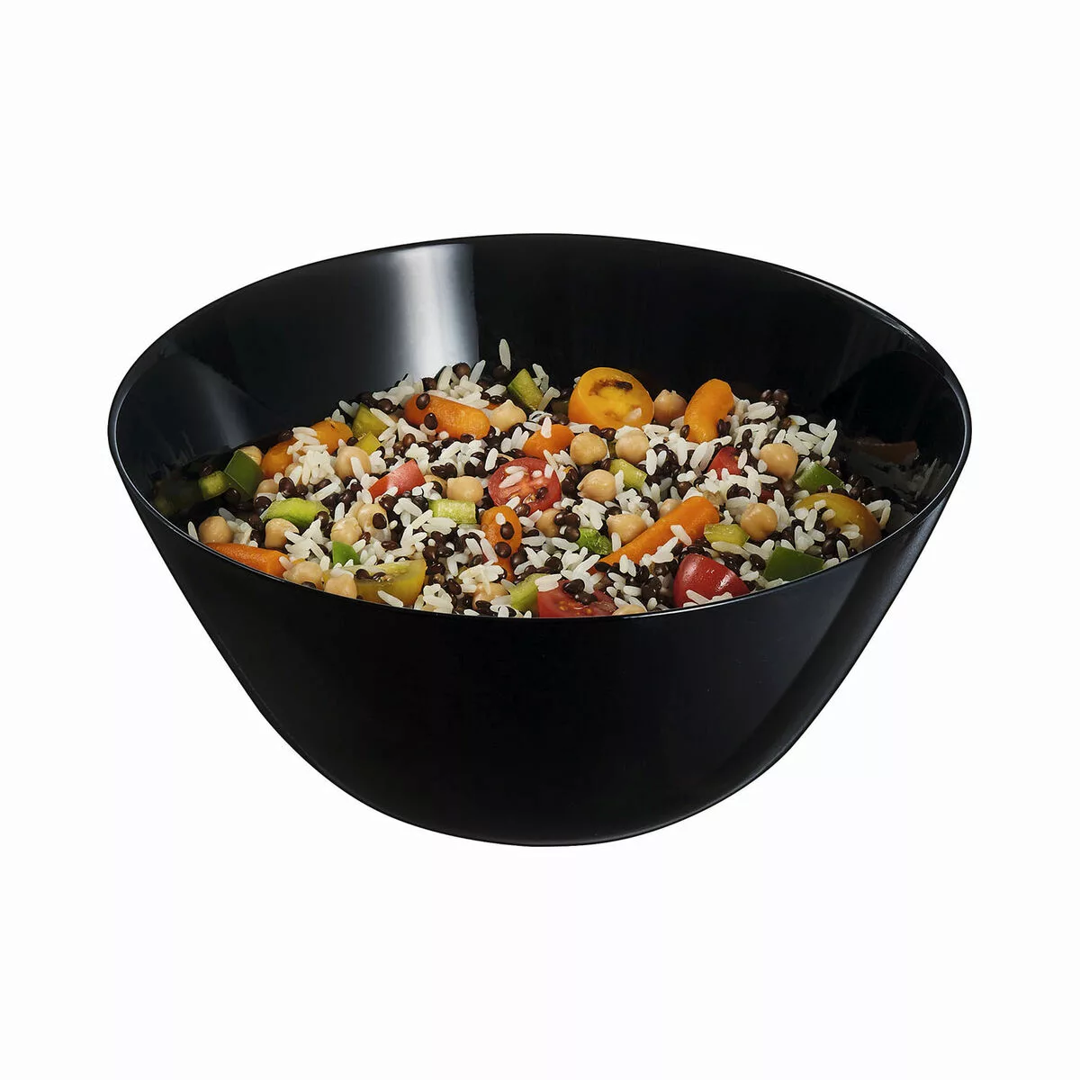 Salatschüssel Arcopal Zelie Schwarz Glas (24 Cm) (6 Stück) günstig online kaufen