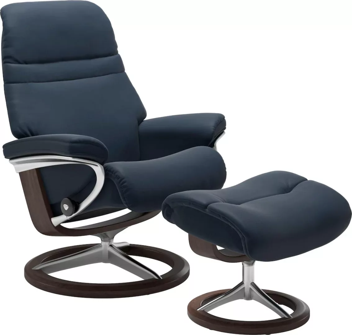 Stressless® Relaxsessel »Sunrise«, (Set, Relaxsessel mit Hocker), mit Signa günstig online kaufen