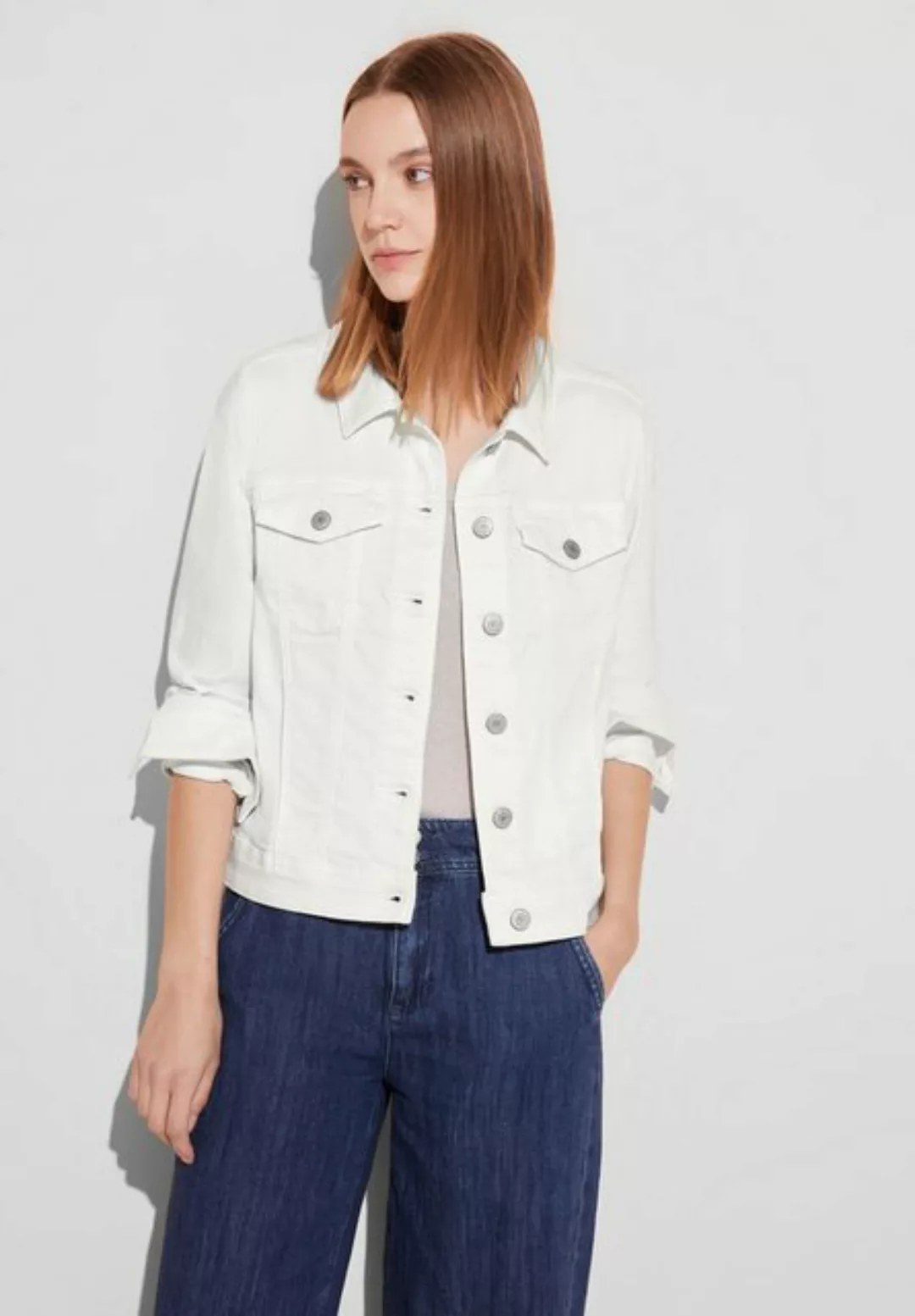 STREET ONE Jeansjacke im soften Baumwoll-Mix günstig online kaufen