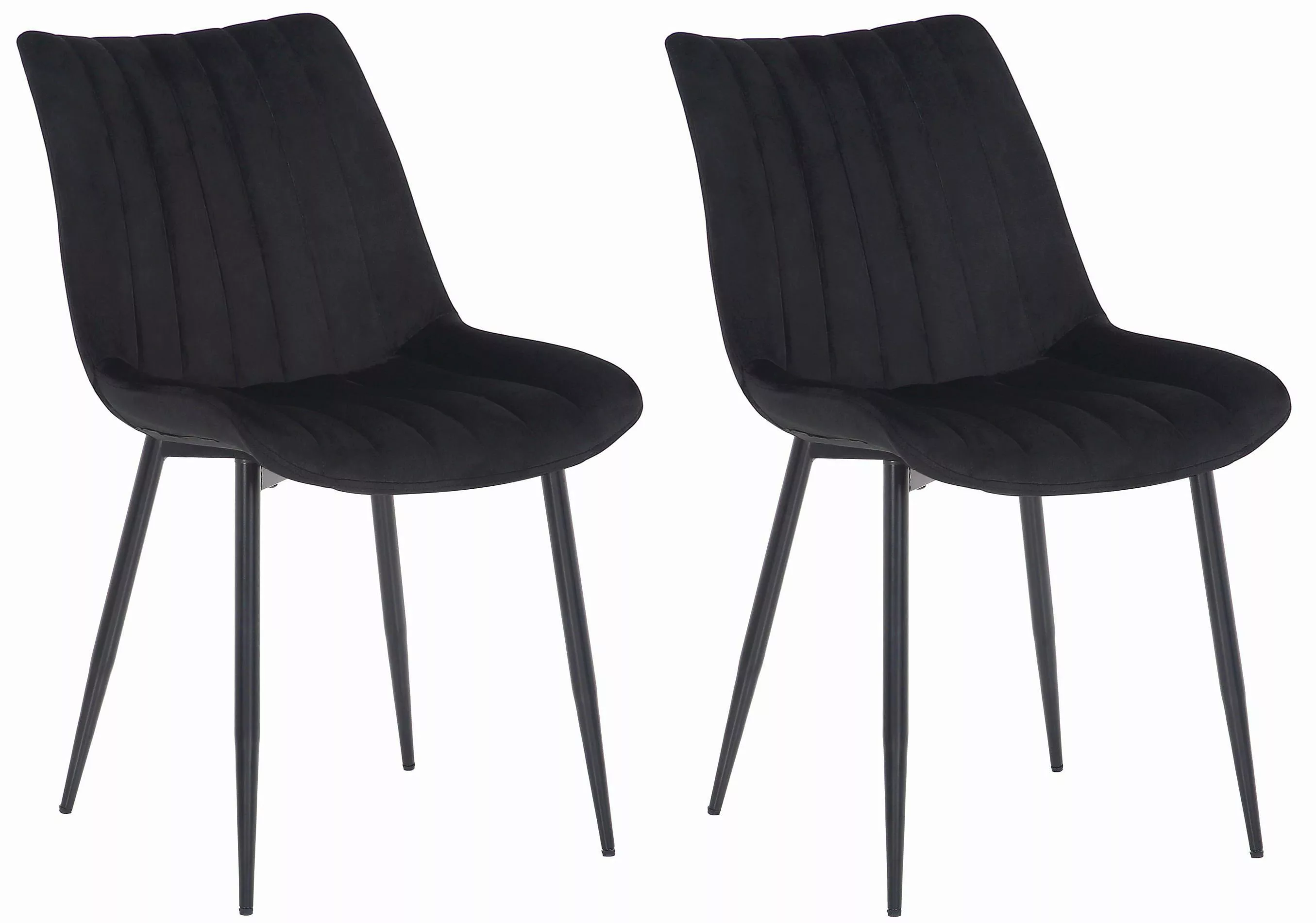 CLP Esszimmerstuhl Rahden Samt (2er Set), günstig online kaufen