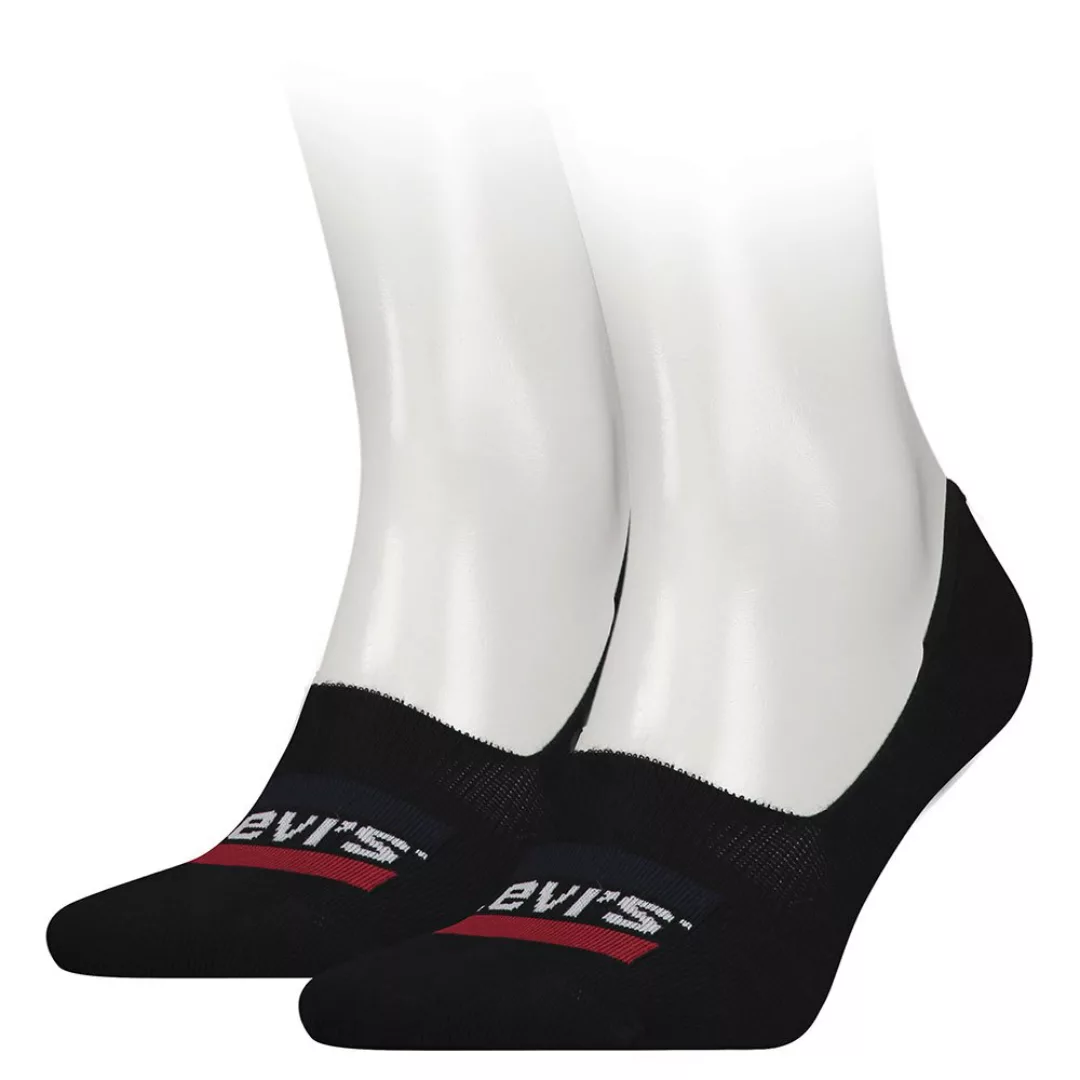 Levi´s ® Rise Sportswear Logo Low Socken 2 Paare EU 35-38 Black günstig online kaufen