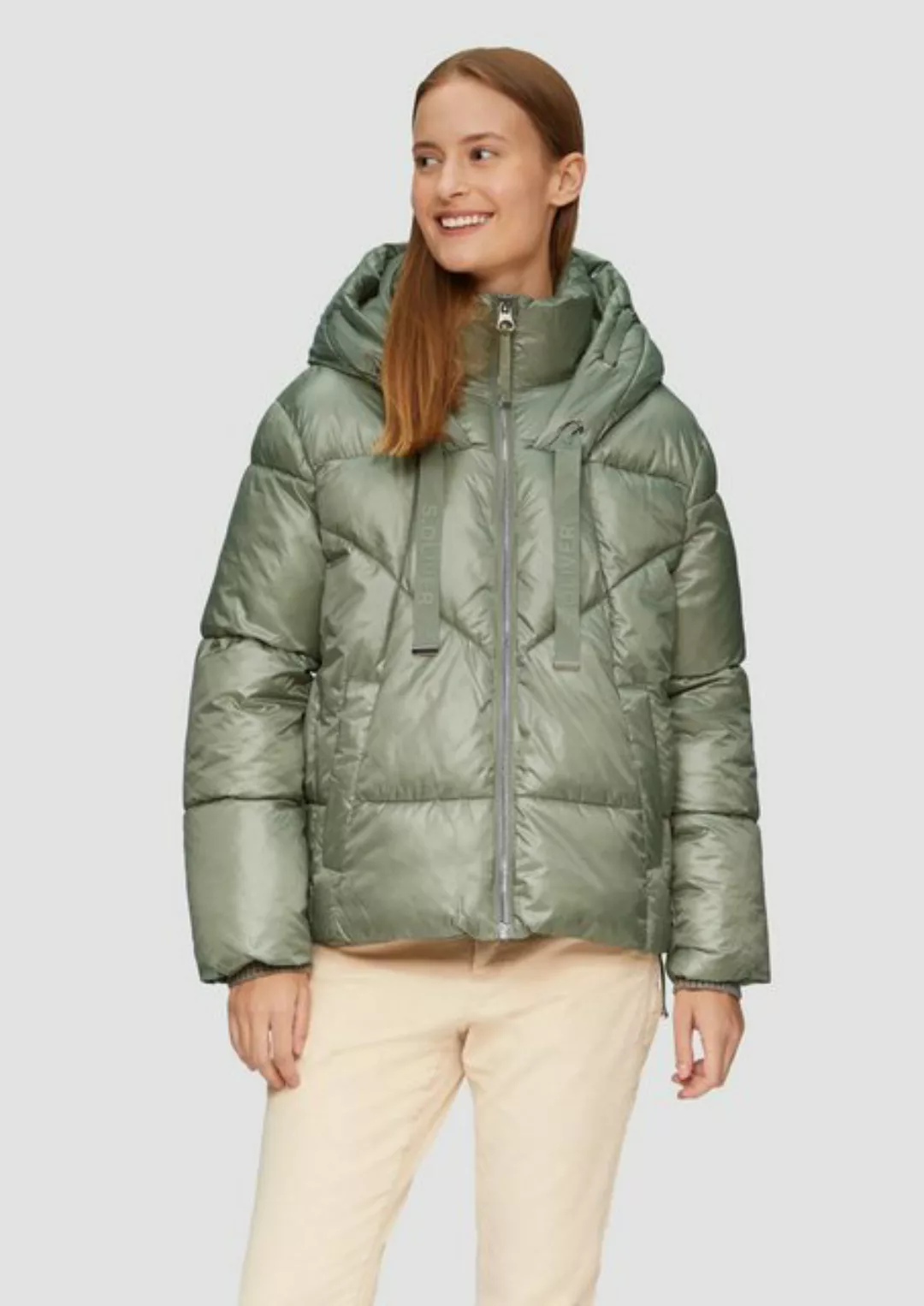 s.Oliver Funktionsjacke Lässige Pufferjacke mit Steppdetails Reißverschluss günstig online kaufen