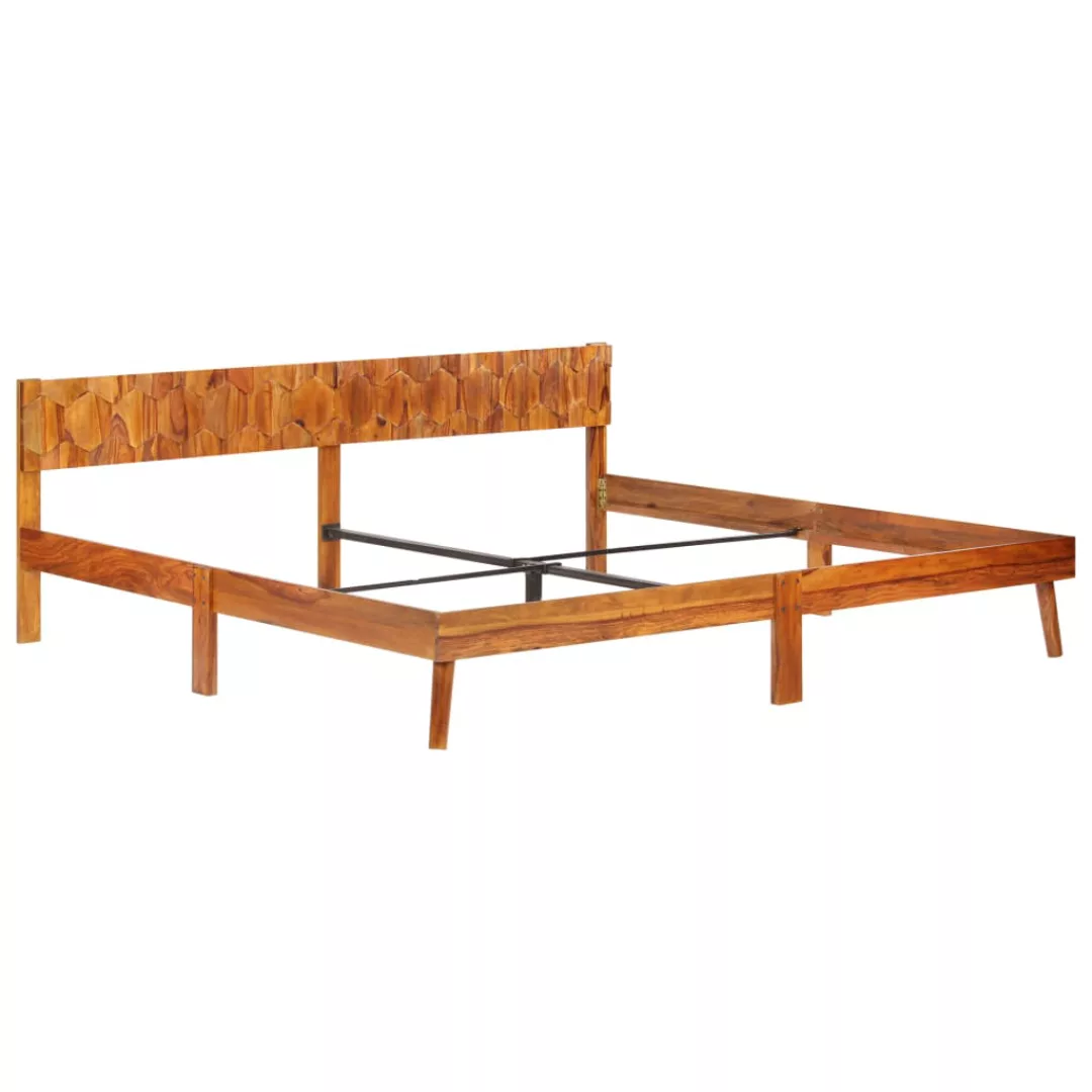 Bettgestell Massivholz 200x200 Cm günstig online kaufen