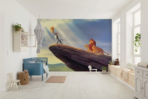 Komar Vlies Fototapete Disney The Lion King The New King Bunt günstig online kaufen