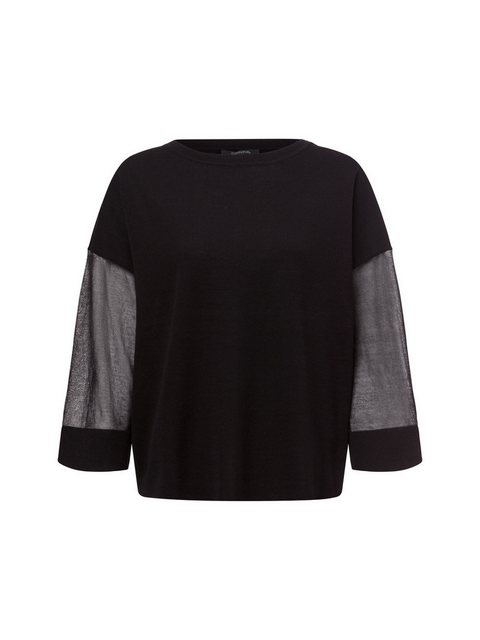 Comma Langarmshirt Leichter Strickpullover im Relaxed Fit mit transparenten günstig online kaufen