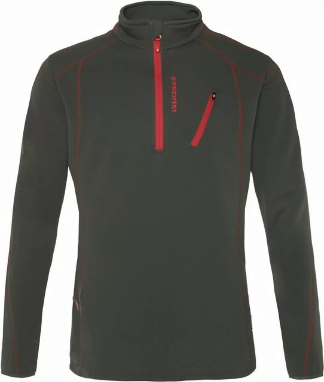 Protest Rollkragenpullover HUMANS 1/4 zip top 672 Huntergreen günstig online kaufen