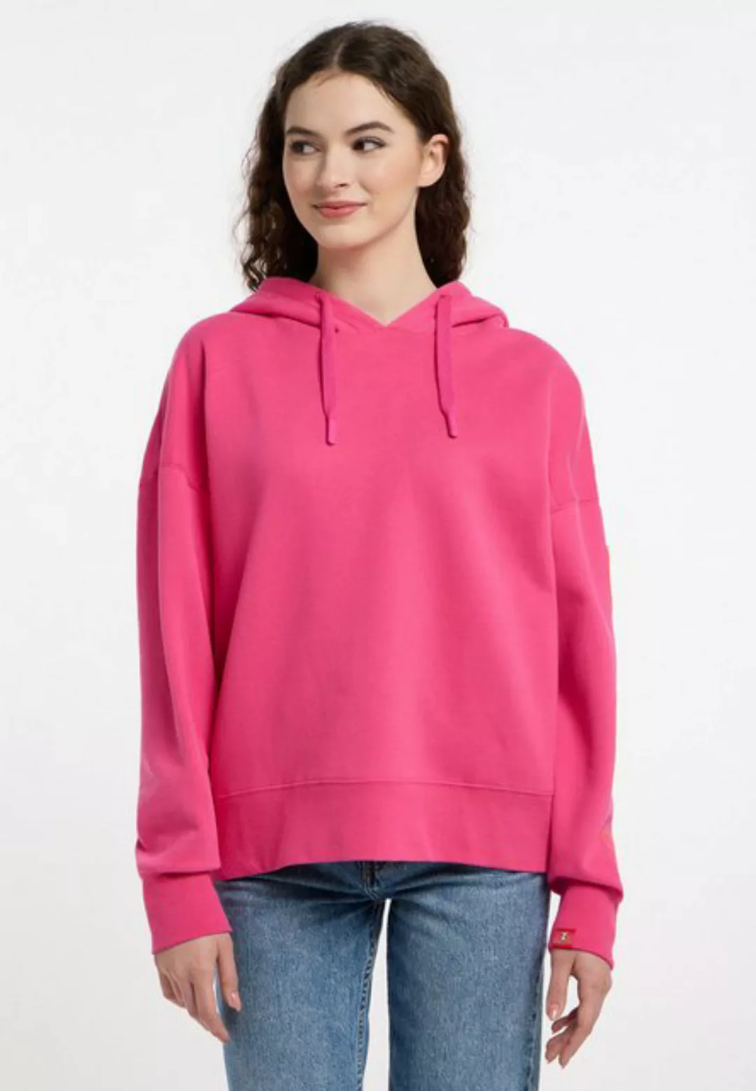 Frieda & Freddies NY Strickpullover Sweat Hoody mit Aufnähern günstig online kaufen