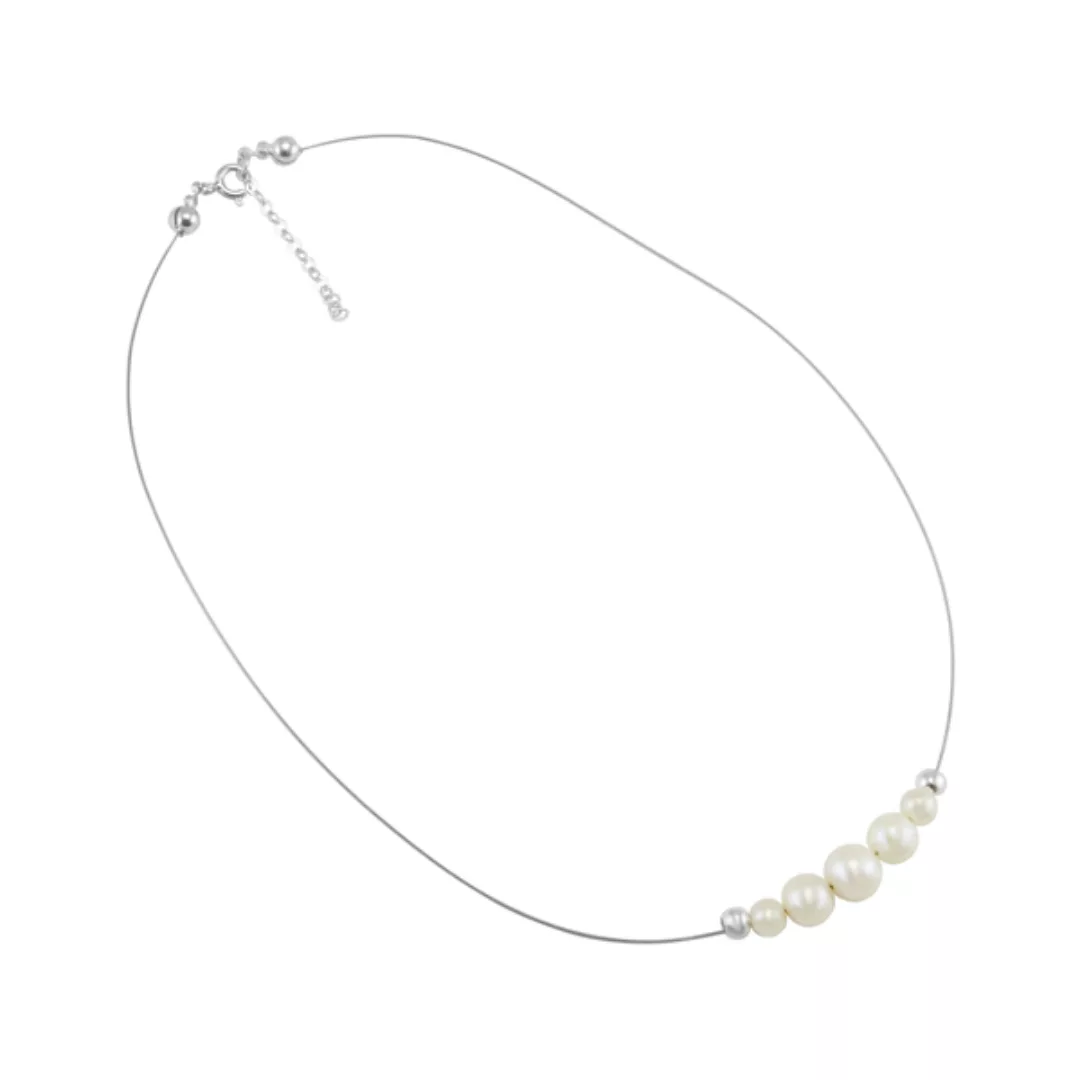Silber Kette Fünf Perlen Fair-trade Und Handmade günstig online kaufen