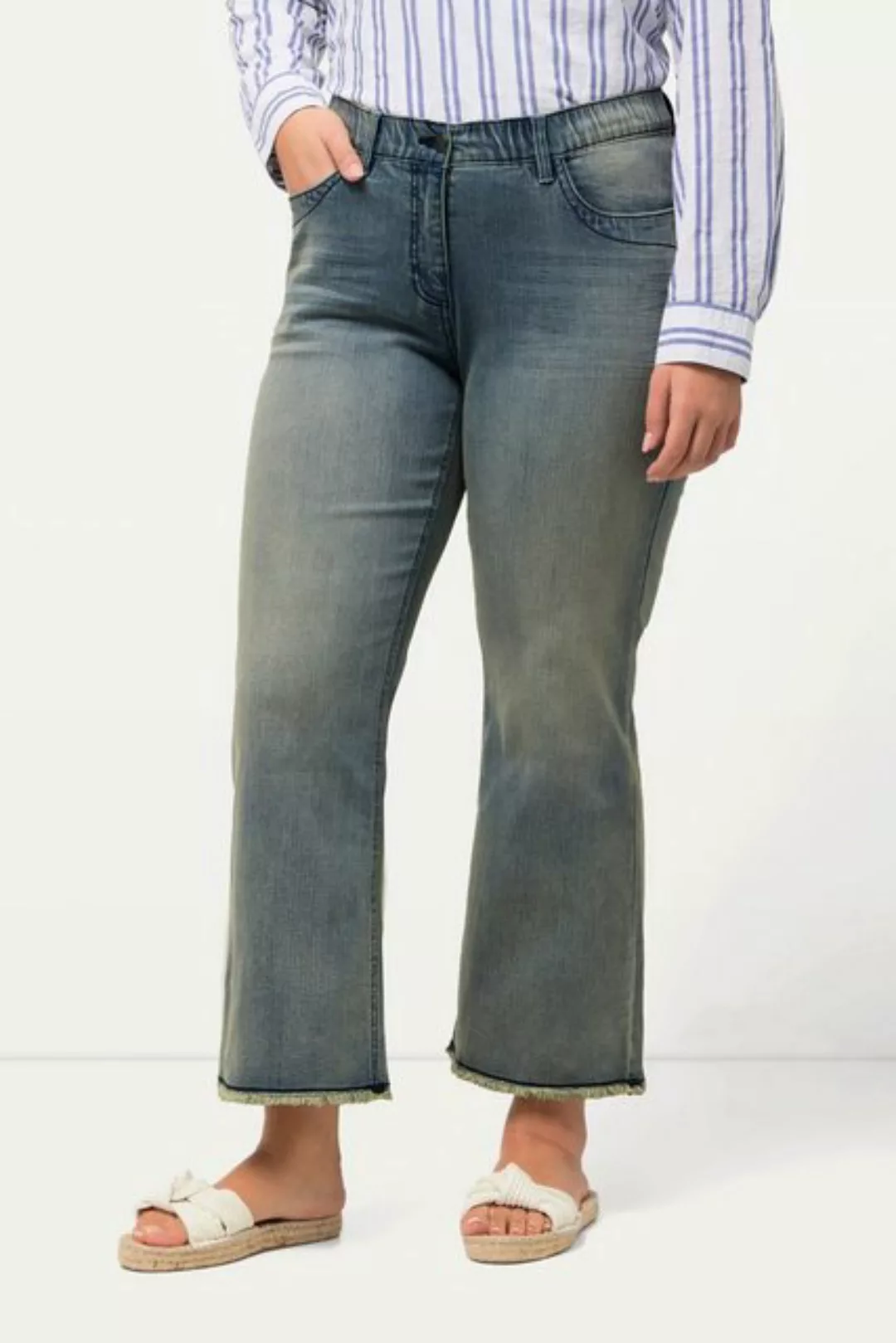 Ulla Popken Regular-fit-Jeans Jeans Mary Fransensaum gerades Bein 5-Pocket- günstig online kaufen