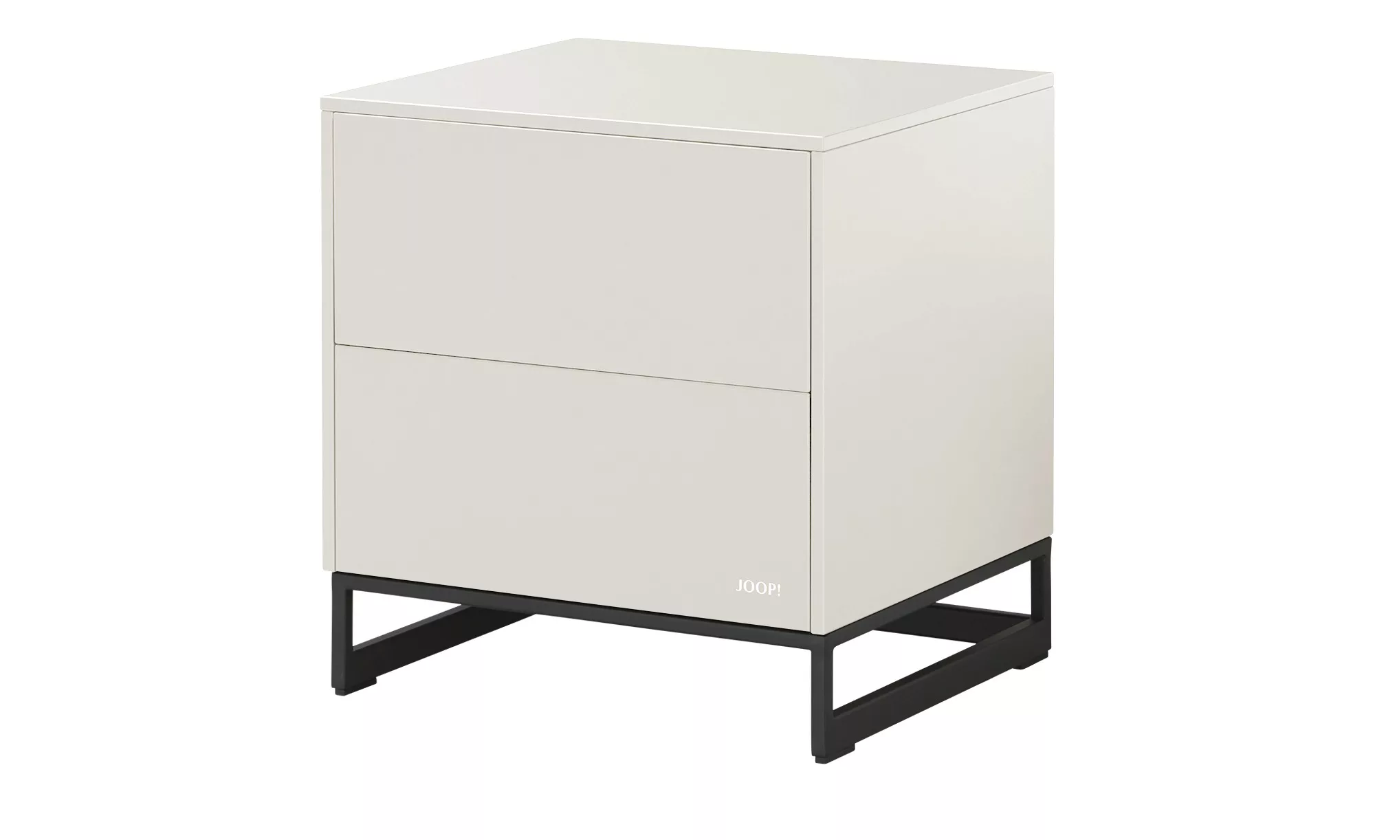 JOOP! Nachtkommode  Gloss Cubic Black ¦ grau ¦ Maße (cm): B: 47,5 H: 50,5 T günstig online kaufen