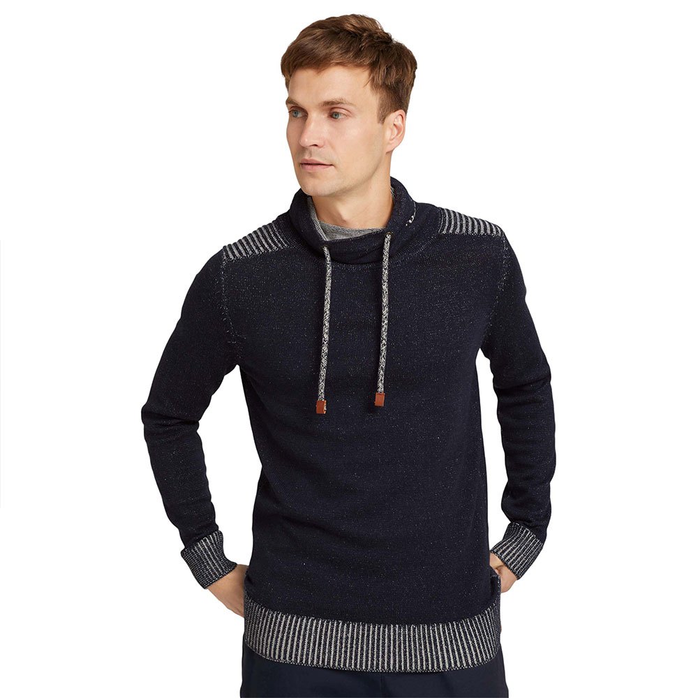 Tom Tailor 1028741 Pullover 2XL Black Grey Melange günstig online kaufen