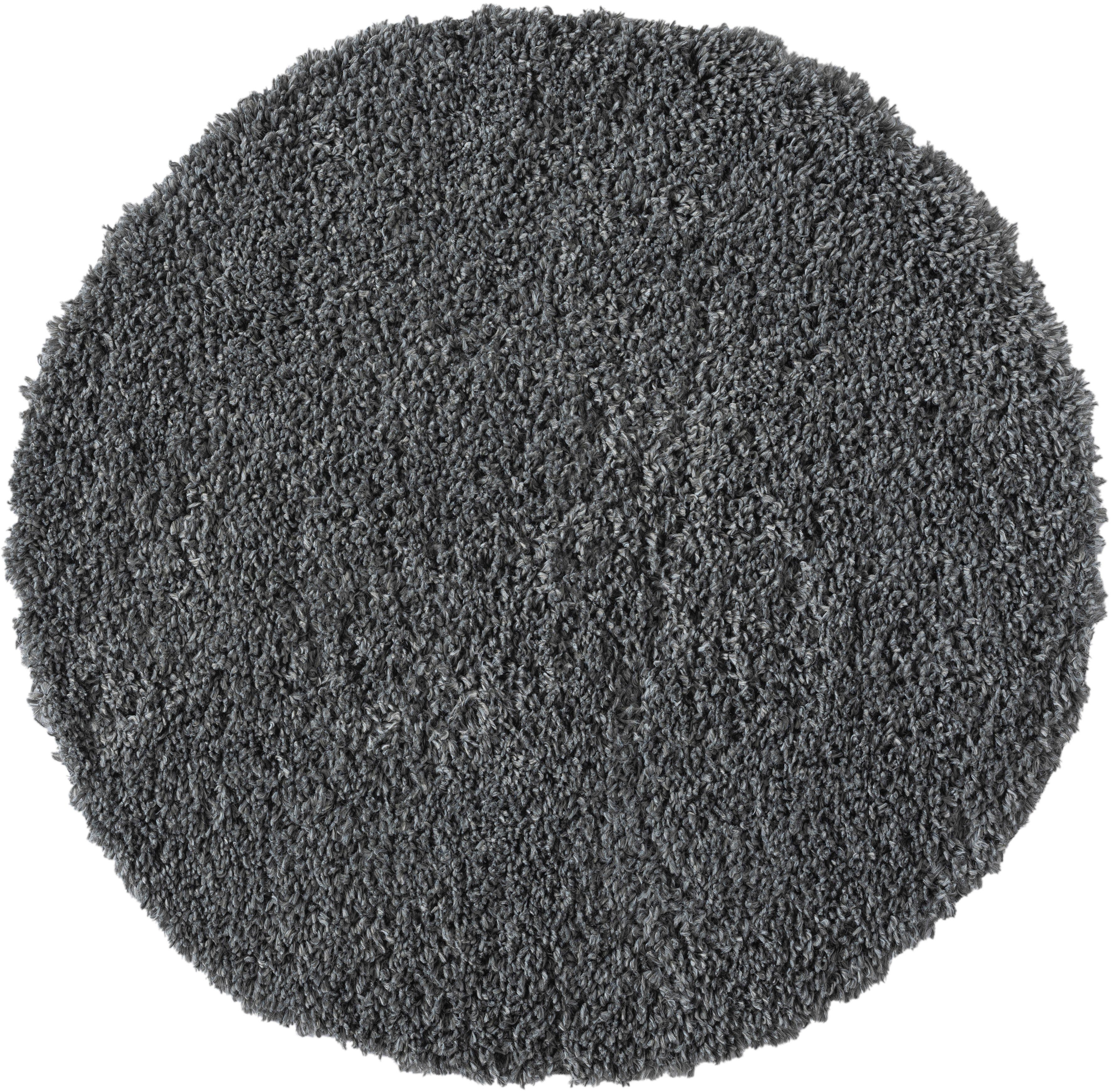 Myflair Möbel & Accessoires Hochflor-Teppich »My Shaggy«, rund, 37 mm Höhe, günstig online kaufen