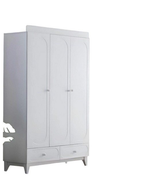 JVmoebel Kleiderschrank Weiß Kleiderschrank Elegantes Schlafzimmer Design M günstig online kaufen