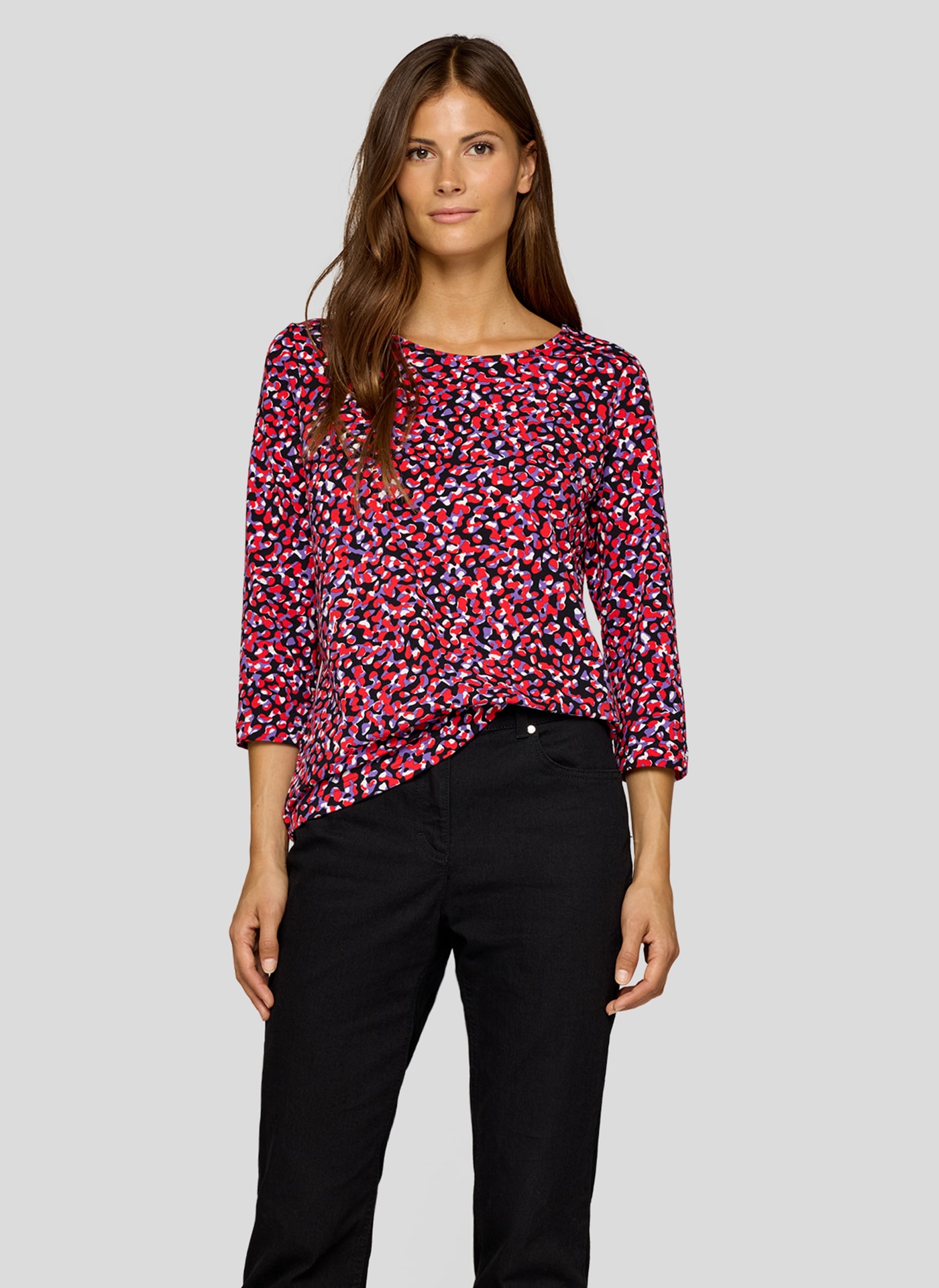 Rabe 3/4-Arm-Shirt, mit All-Over Print günstig online kaufen