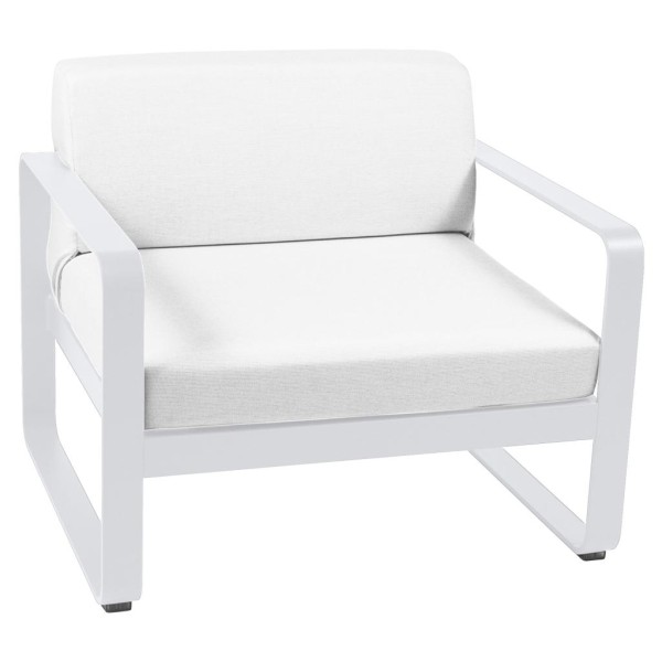 Bellevie Lounge-Sessel Outdoor 01 Baumwollweiß 81 Grauweiß günstig online kaufen
