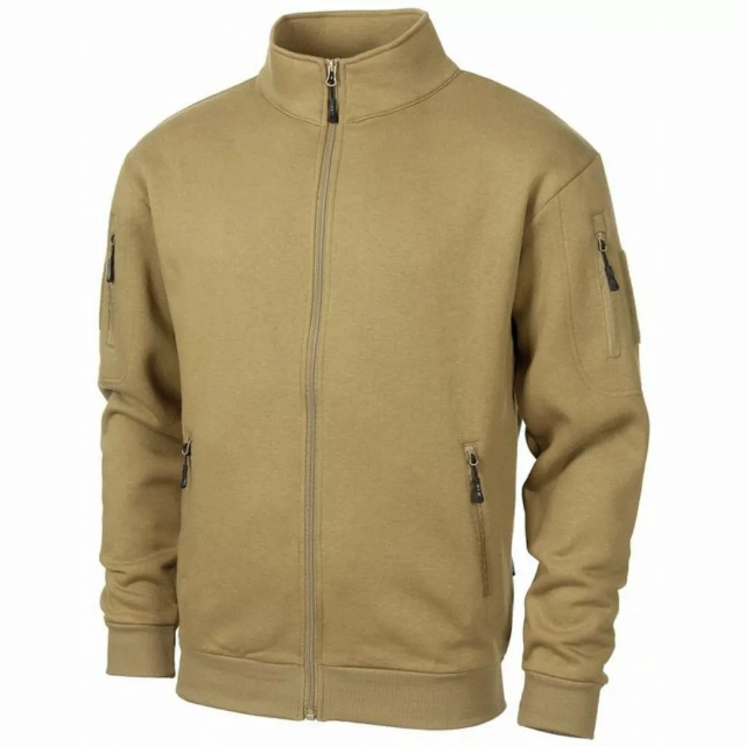 MFH Sweatjacke Sweatjacke, Tactical, coyote tan - XXXL Kopfhörerausgang günstig online kaufen