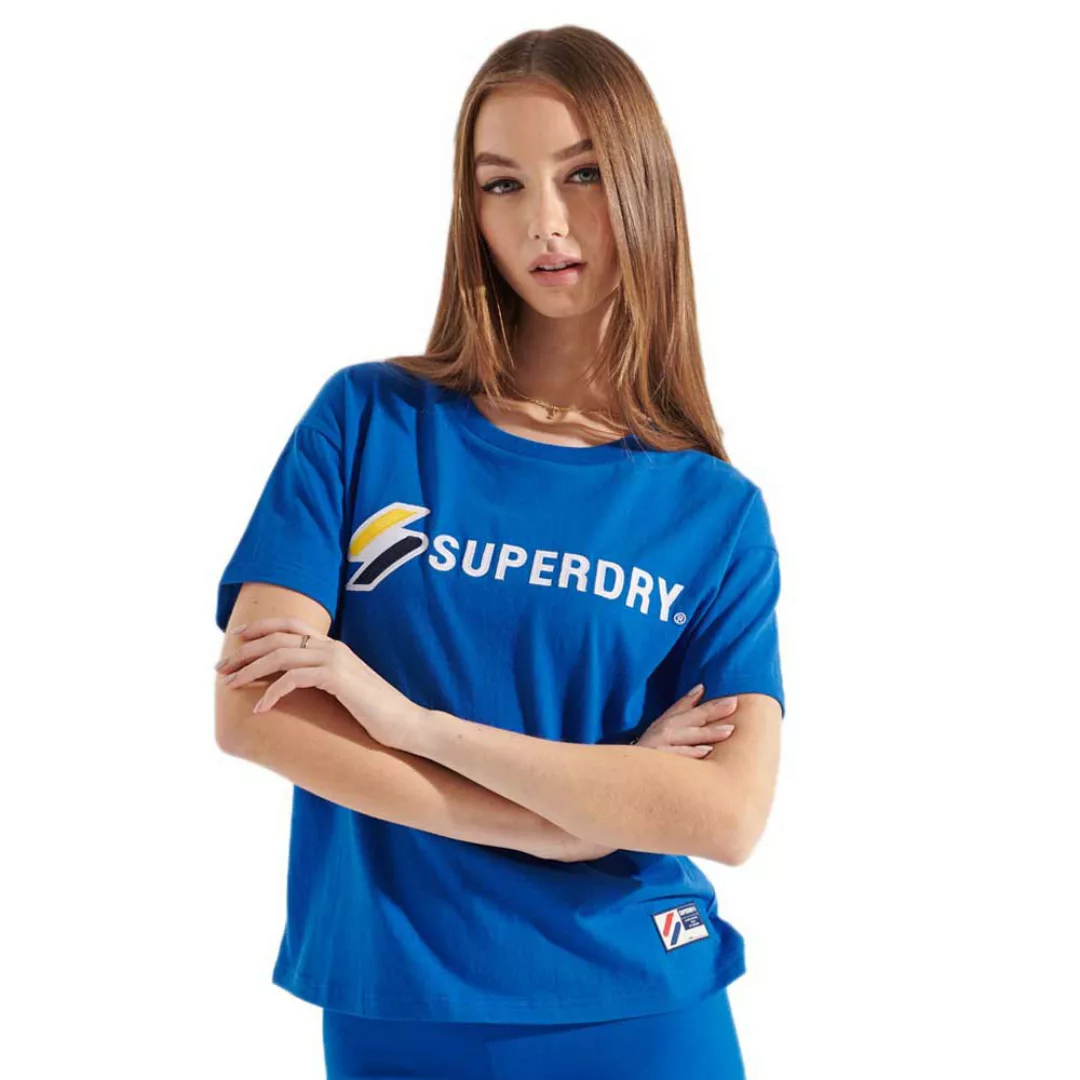 Superdry Sportstyle Graphic Boxy Kurzarm T-shirt S Royal günstig online kaufen