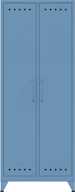 Bisley Aktenschrank Fern Maxi Kleiderschrank in Blau - Maße: H 180 x B 70 x günstig online kaufen