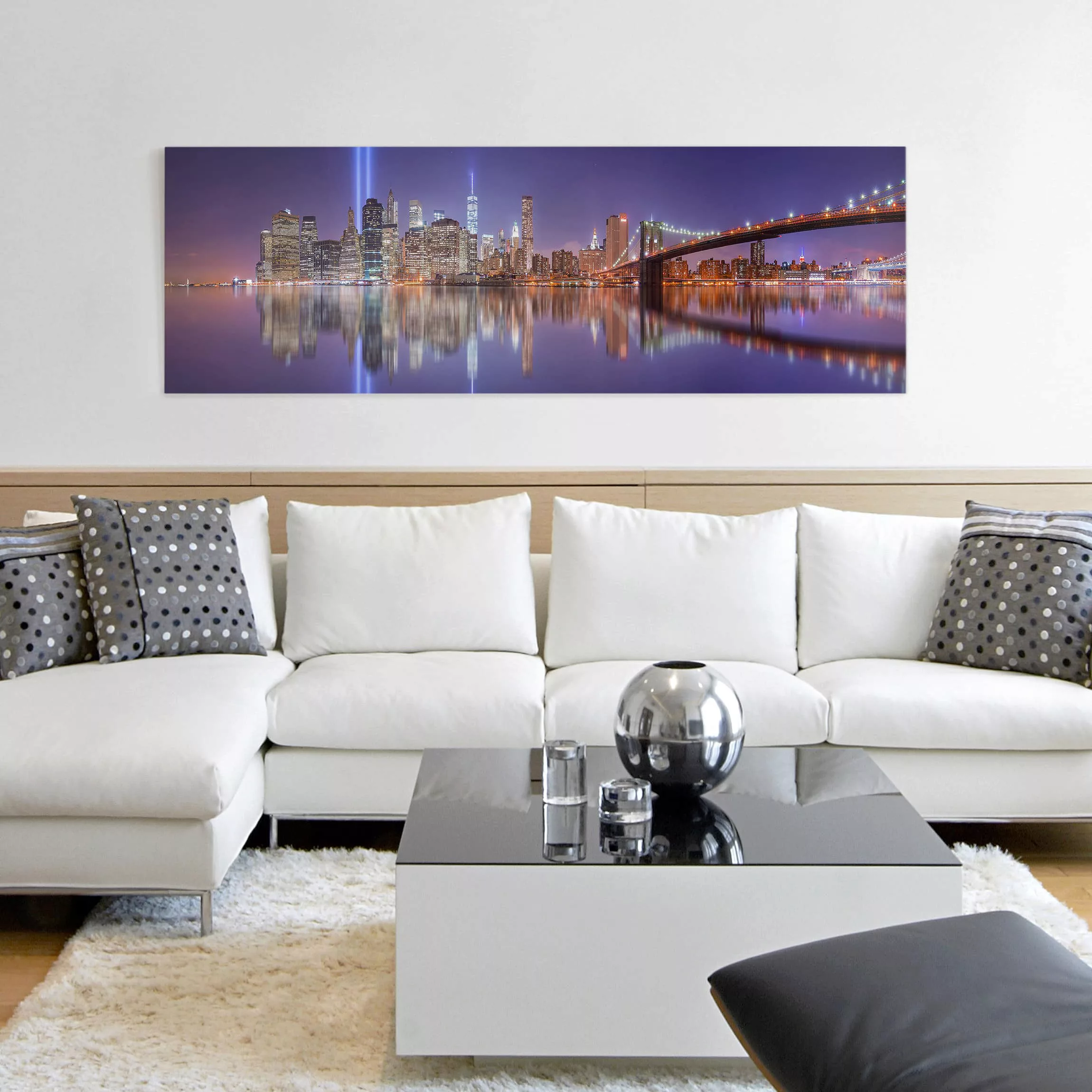 Leinwandbild New York - Panorama In Memorial günstig online kaufen