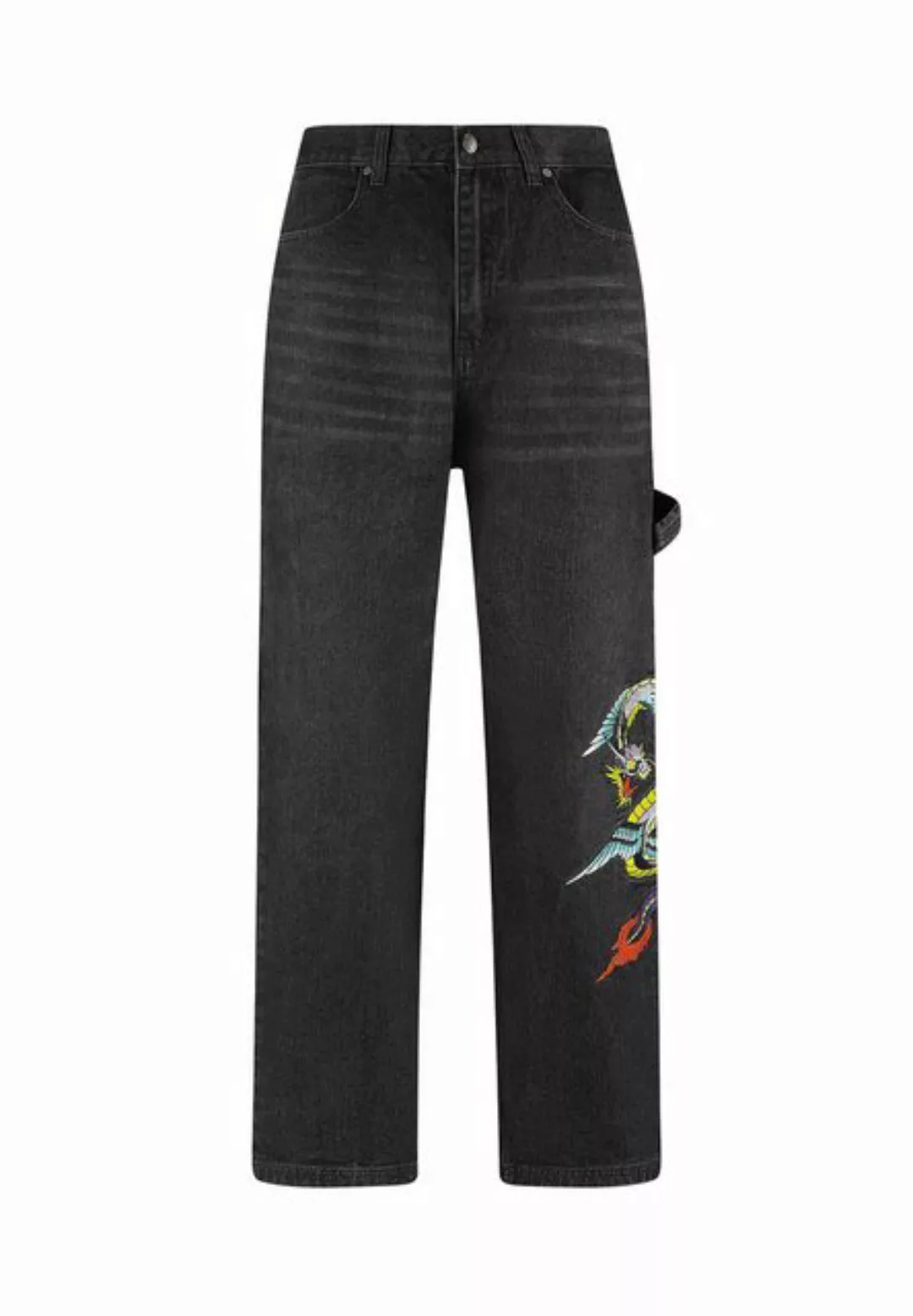 Ed Hardy Regular-fit-Jeans Jeans Ed Hardy Flying Dragon Carpenter, G 34, F günstig online kaufen