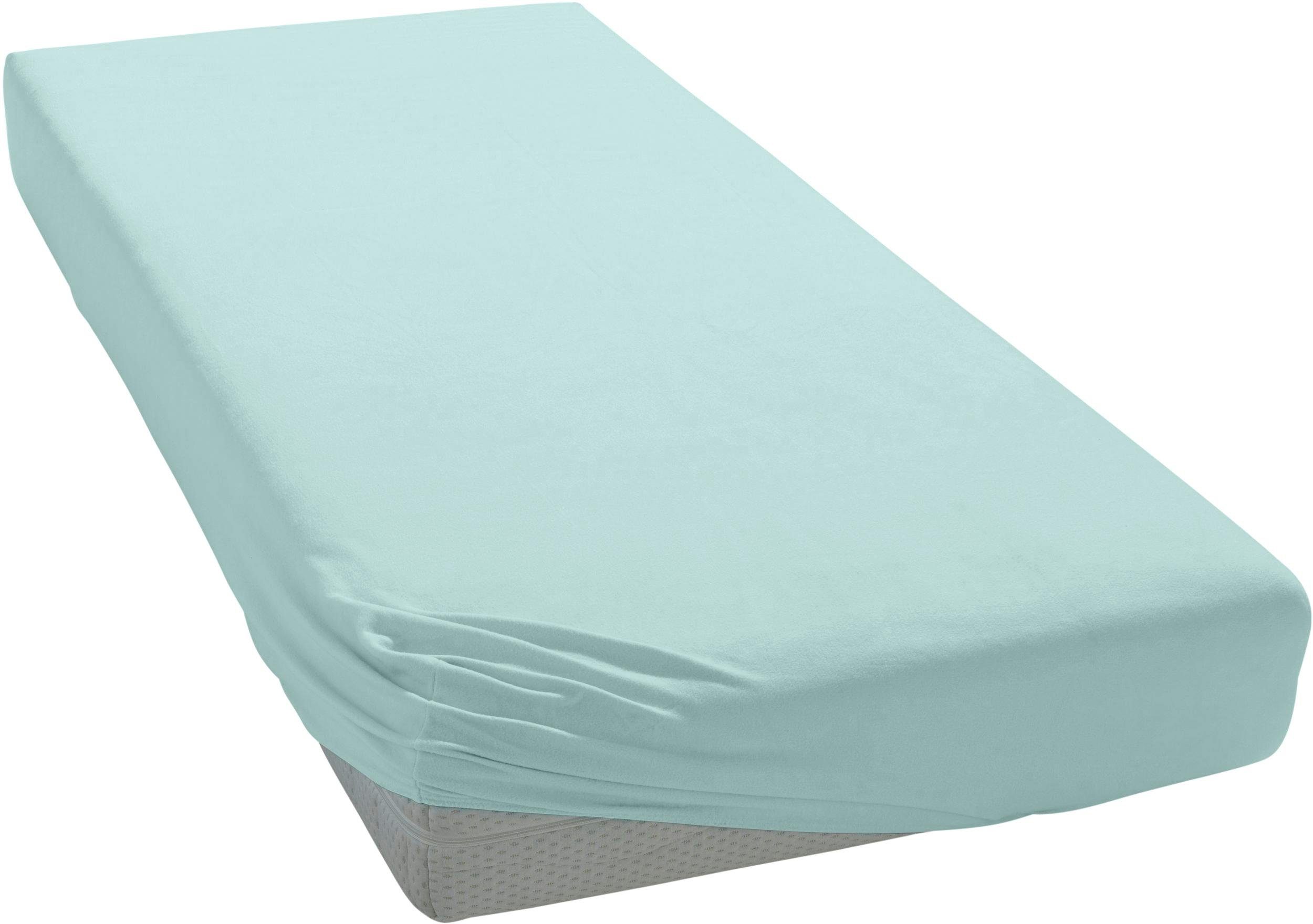 Janine Janine Spannbetttuch Mako-Feinjersey 5007 zartrosa (11) Größe:  100x günstig online kaufen