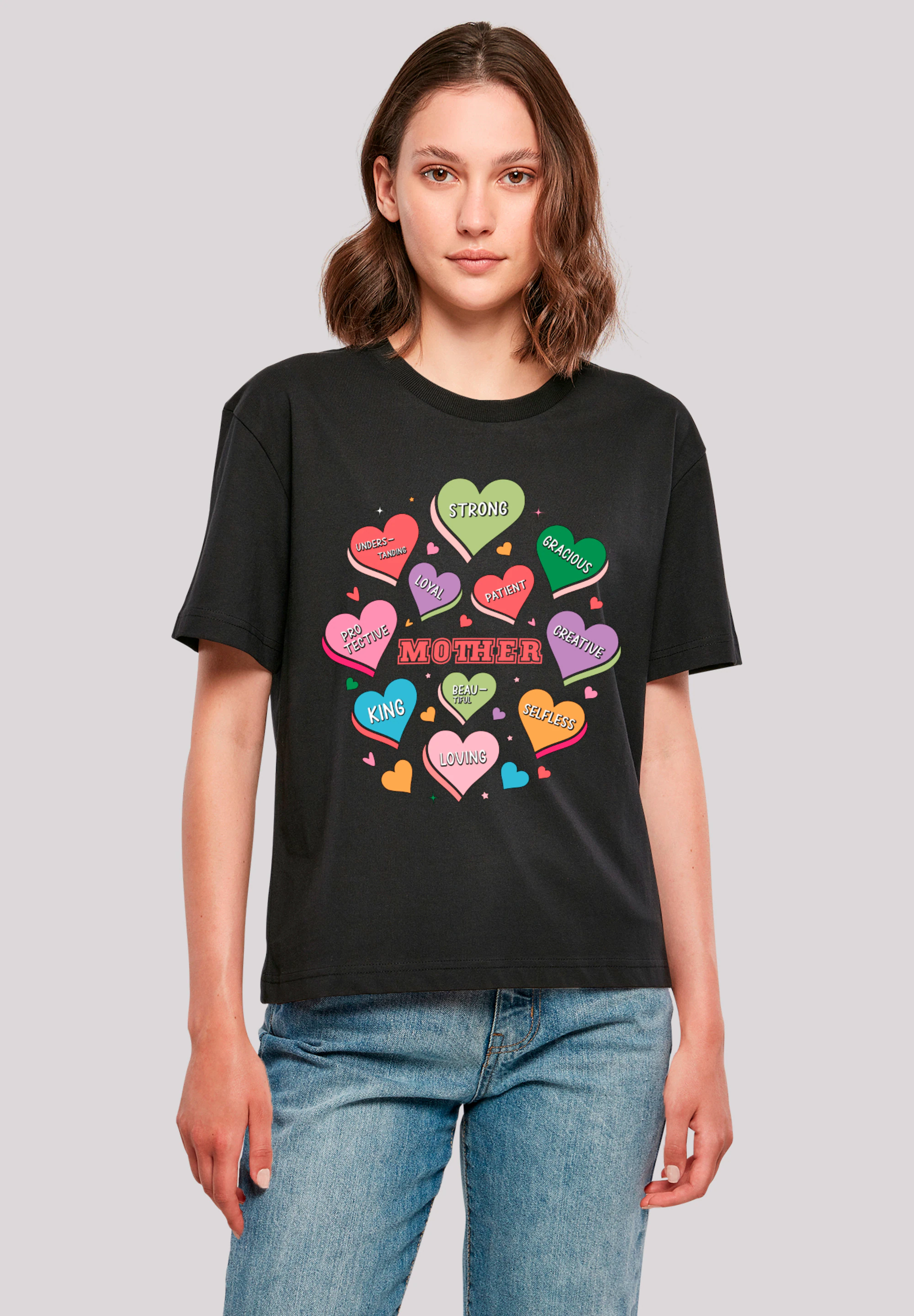 F4NT4STIC T-Shirt "Muttertag Mama Herzen", Premium Qualität günstig online kaufen