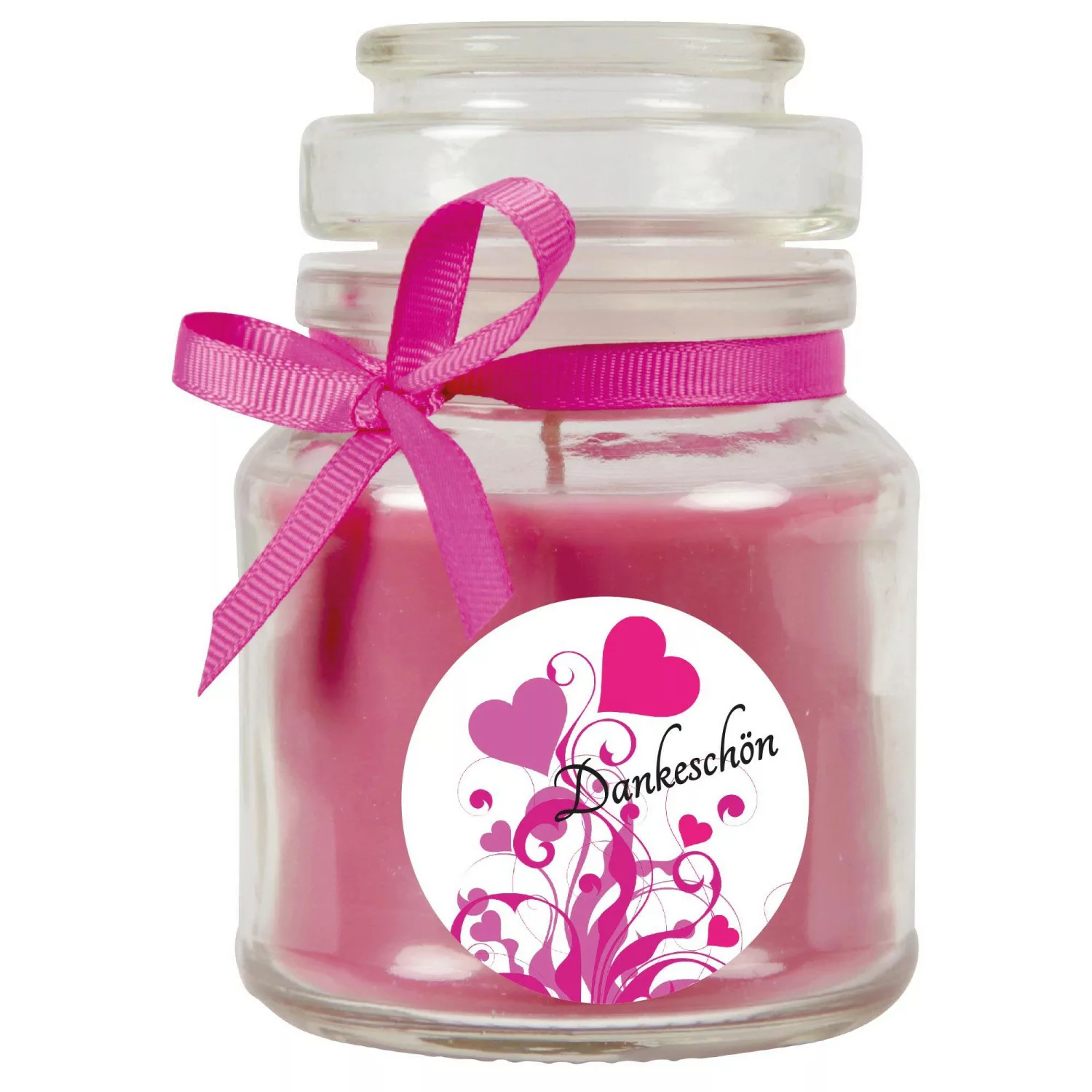 HS Candle Duftkerze & Bonbon Glas Danke Lila Lavendel günstig online kaufen