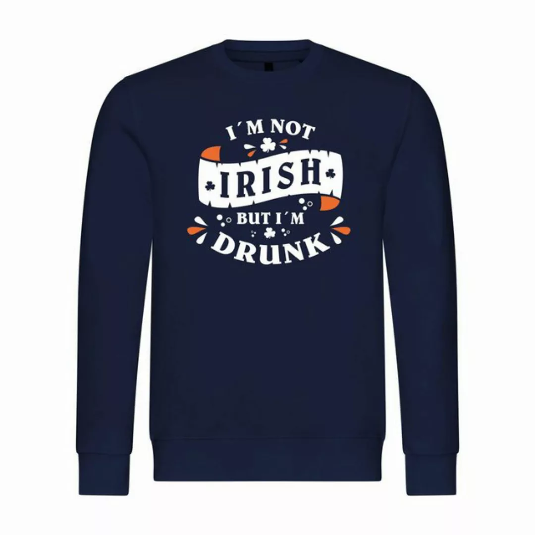 deinshirt Rundhalspullover Herren Sweatshirt Im not Irish but im drunk Mit günstig online kaufen