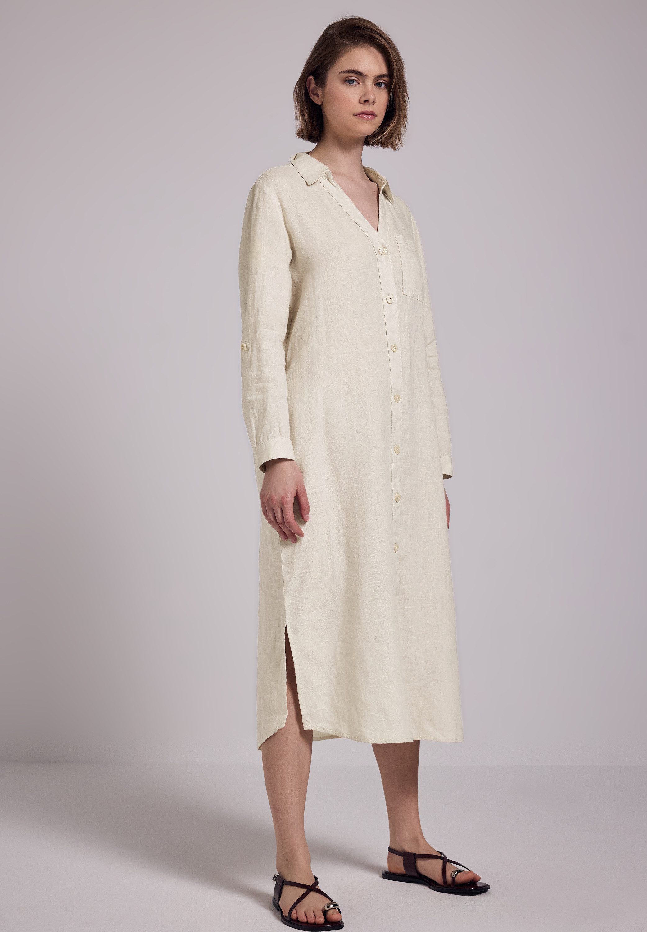 STREET ONE STUDIO Sommerkleid, mit Knopfleiste günstig online kaufen