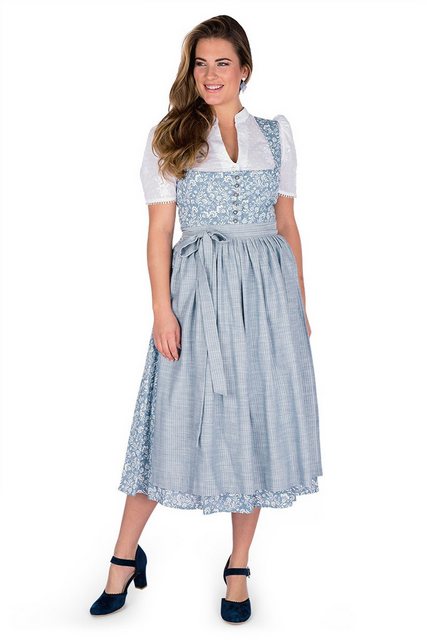 Berwin & Wolff Dirndl Midi Dirndl 2tlg. - HERLINDA - pale denim günstig online kaufen