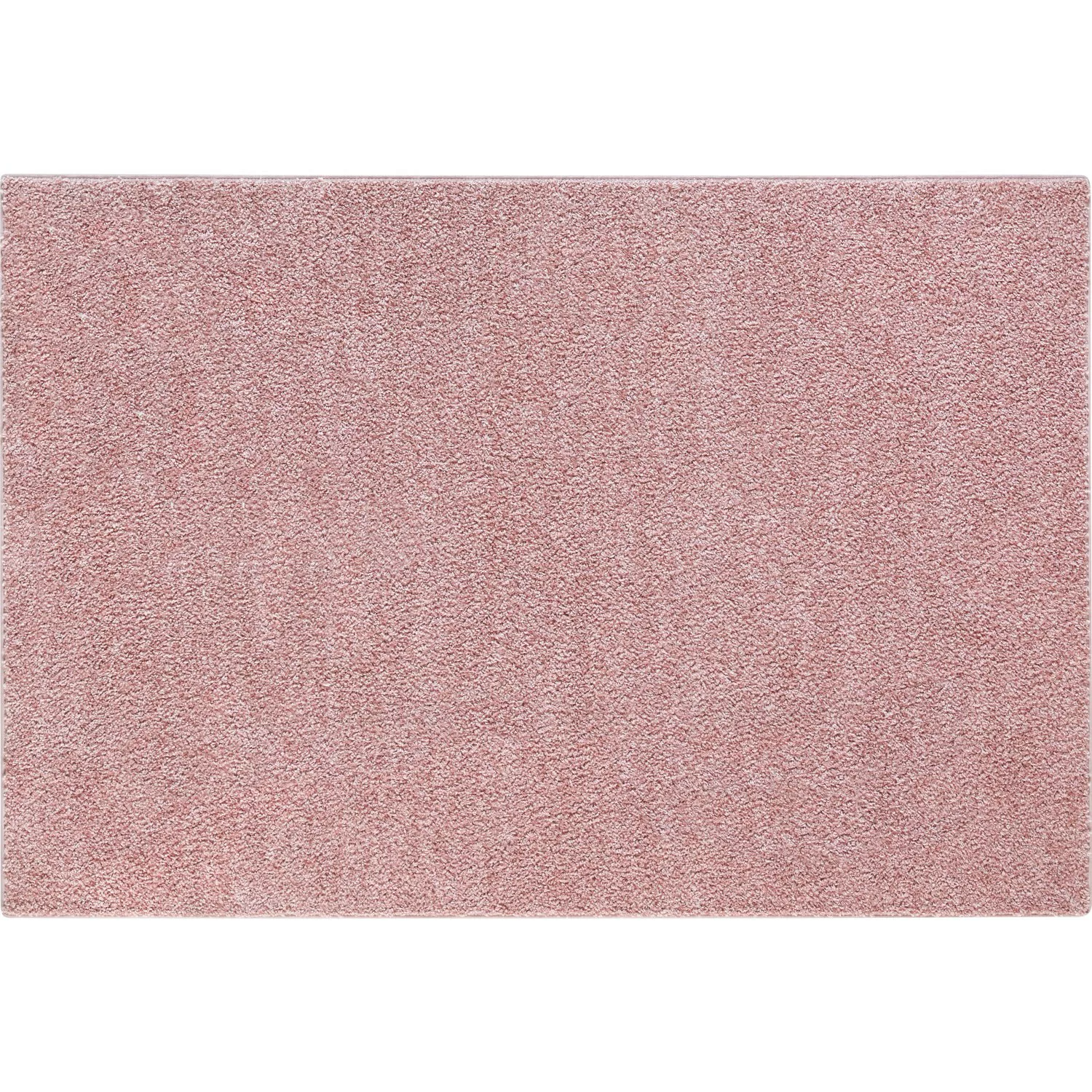 Kurzflor Teppich Vital Rosa 115 cm x 170 cm Klassisch günstig online kaufen