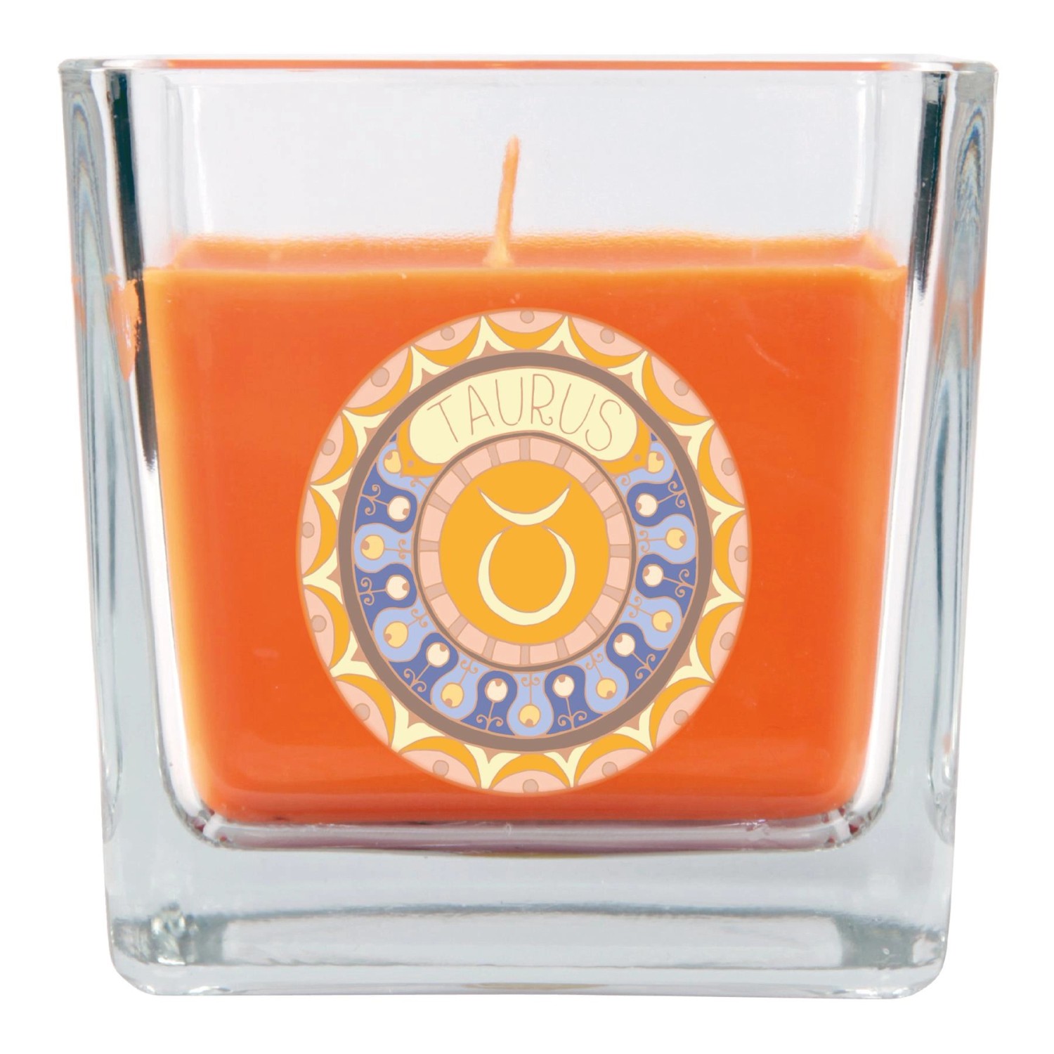 HS Candle Duftkerze & Glas Sternzeichen Honigmelone 50 Stunden Stier günstig online kaufen