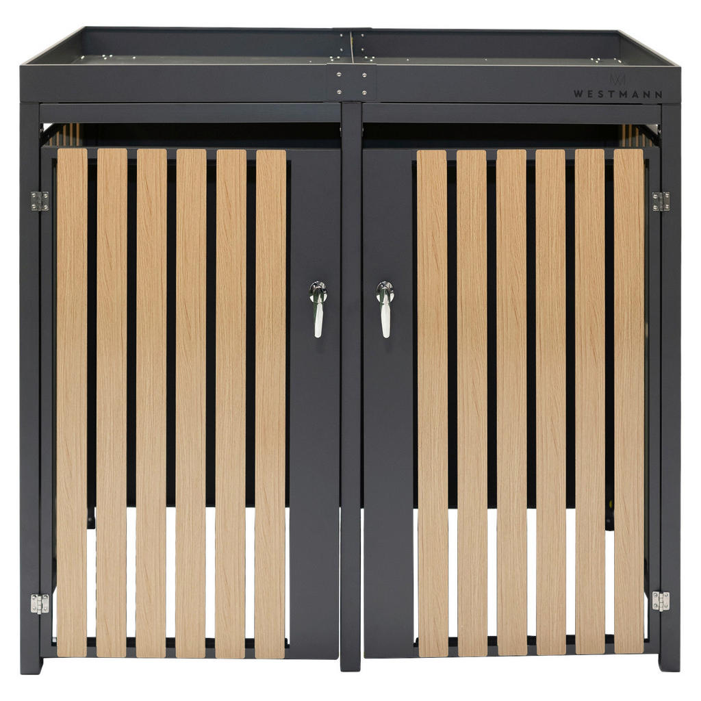 WESTMANN Mülltonnenbox "WMHHWTC-62", für 2x240 l, BxTxH: 134x84x125 cm günstig online kaufen