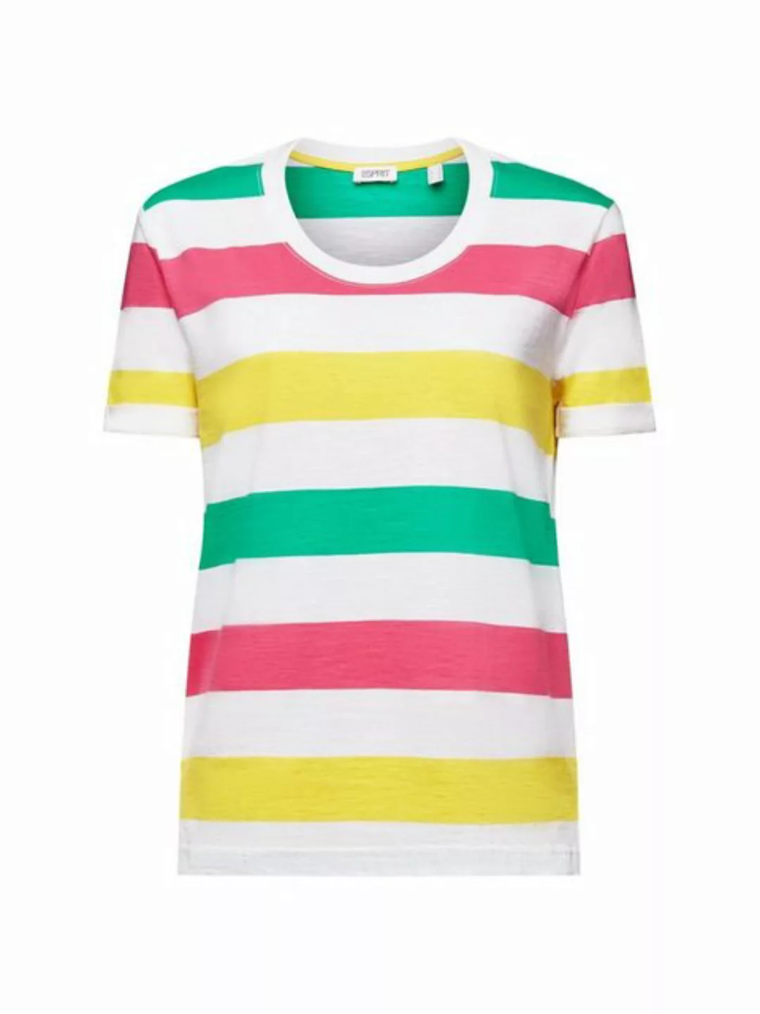 Esprit T-Shirt Gestreiftes Jersey-T-Shirt (1-tlg) günstig online kaufen