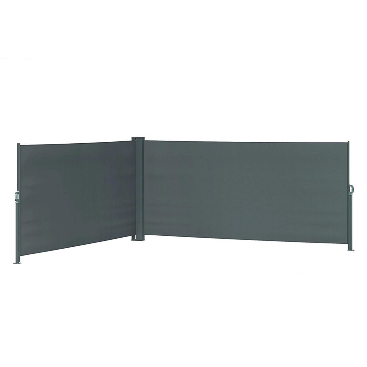 OK-Living Seitenarmmarkise, Anthrazit, 600 x 160 günstig online kaufen