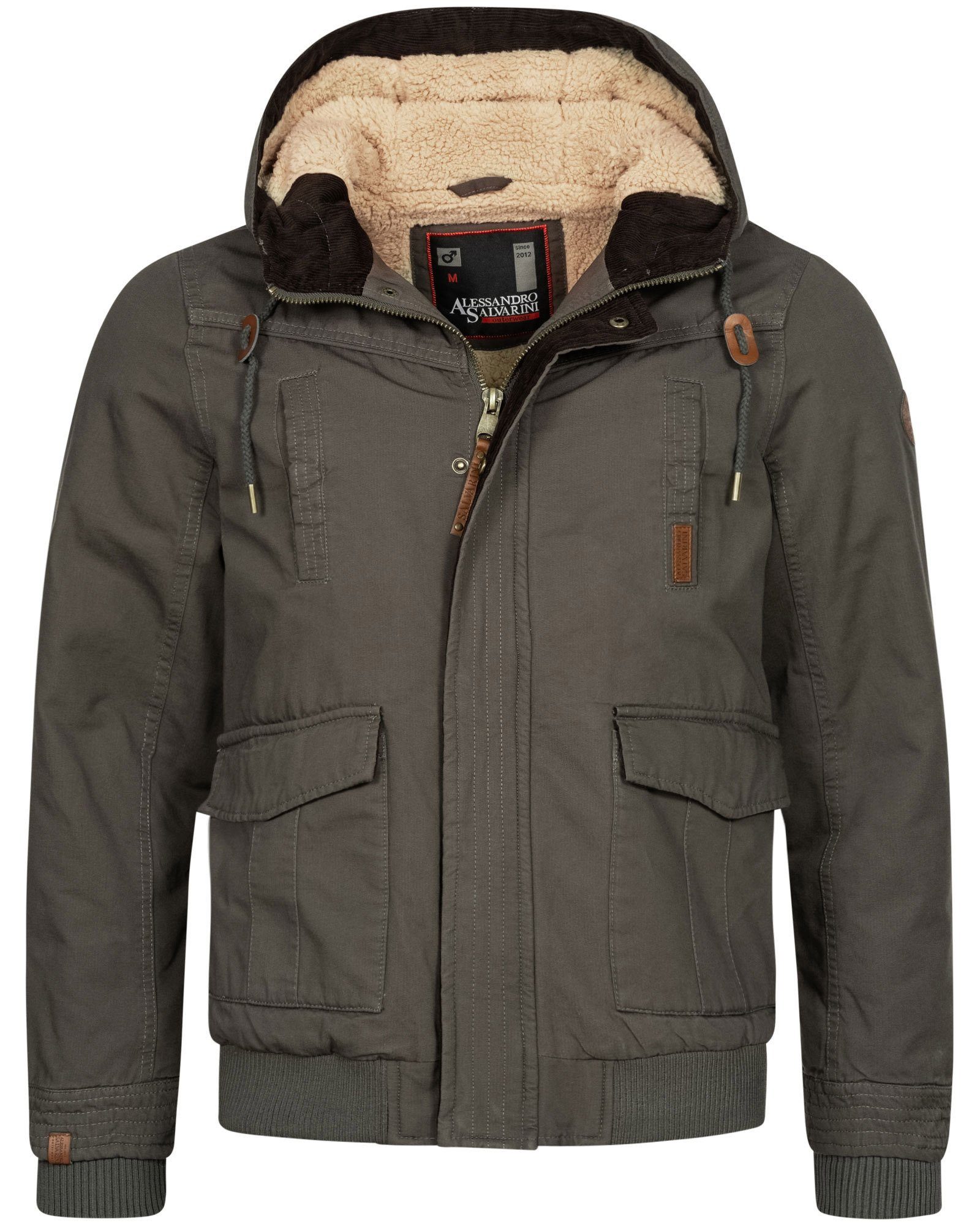 Alessandro Salvarini Winterjacke "ASRigio", mit warmem Teddyfell günstig online kaufen