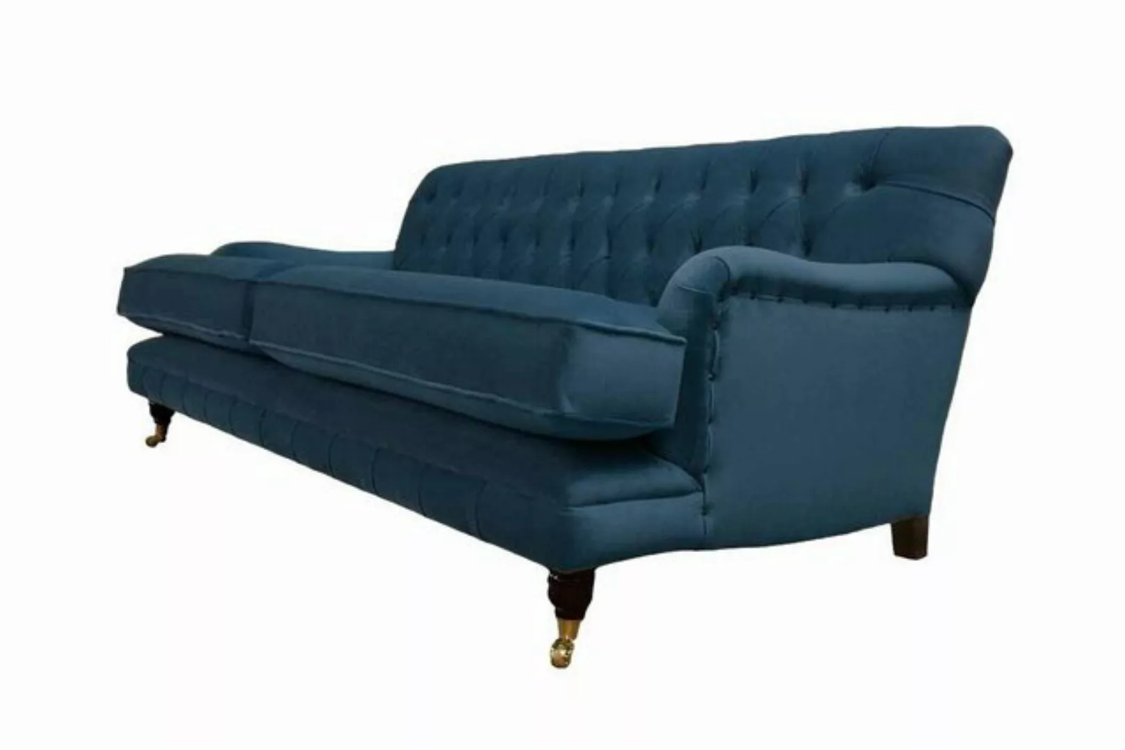 JVmoebel Sofa, Dreisitzer Couch Polster Design Sofa Blau Sitz Sofas Möbel günstig online kaufen