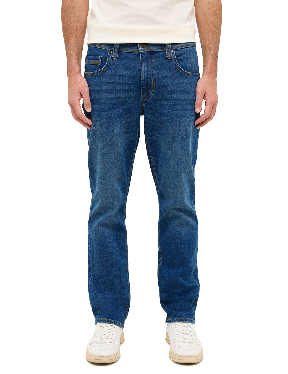 Mustang Jeans Washington Straight Fit gravel blue used extra lang günstig online kaufen