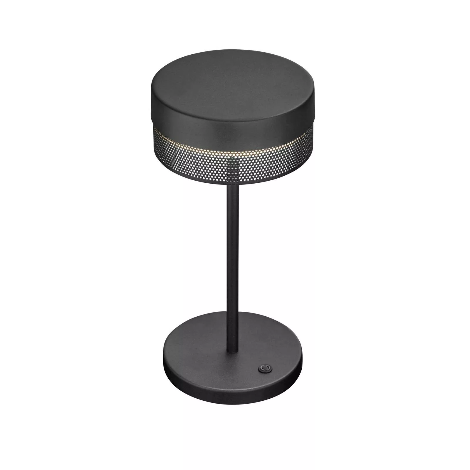 LED-Tischleuchte Mesh Akku, Höhe 30 cm, schwarz günstig online kaufen