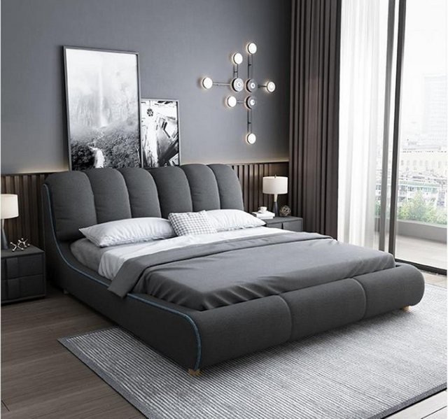 JVmoebel Bett Design Holz Modern Bett 180x200 Ehe Luxus Hotel Betten Doppel günstig online kaufen