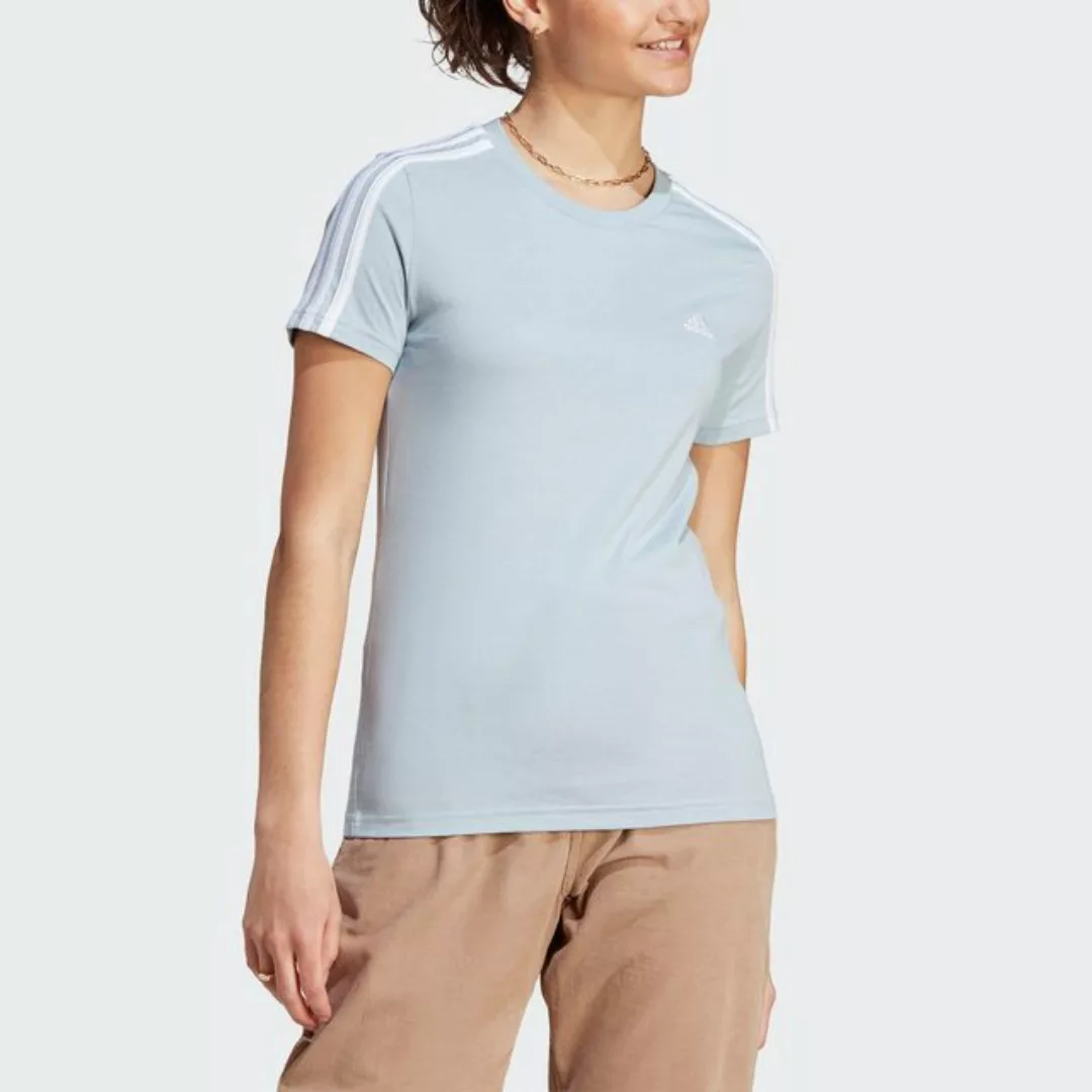 adidas Sportswear T-Shirt LOUNGEWEAR ESSENTIALS SLIM 3-STREIFEN günstig online kaufen