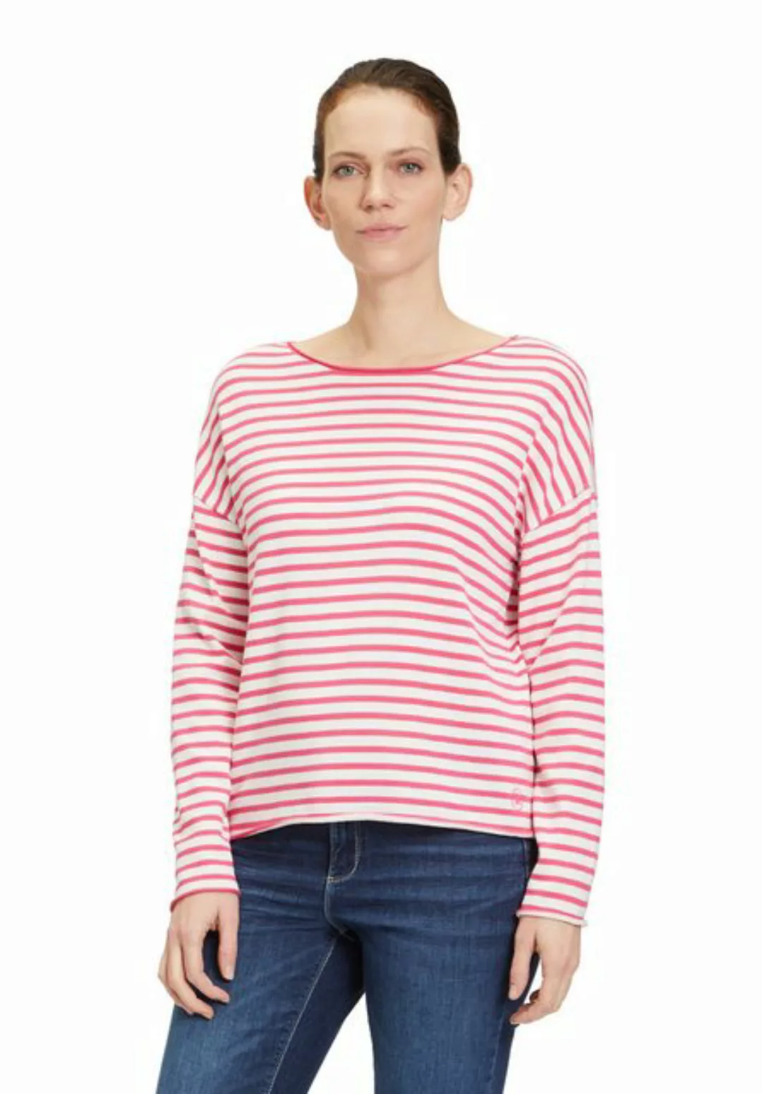 Betty&Co Strickpullover Betty & Co Strickpullover mit U-Boot-Ausschnitt (1- günstig online kaufen