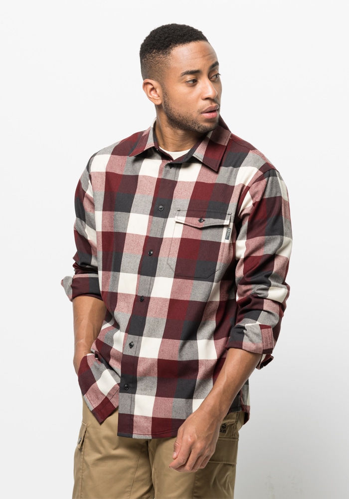 Jack Wolfskin Flanellhemd "FELSENWEG SHIRT M" günstig online kaufen