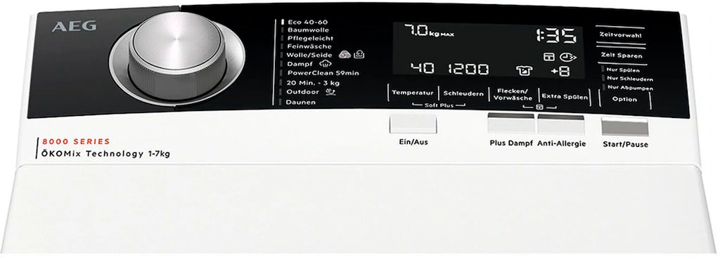 AEG Waschmaschine Toplader 8000 »LTR8A80370«, 6 kg, 1300 U/min günstig online kaufen