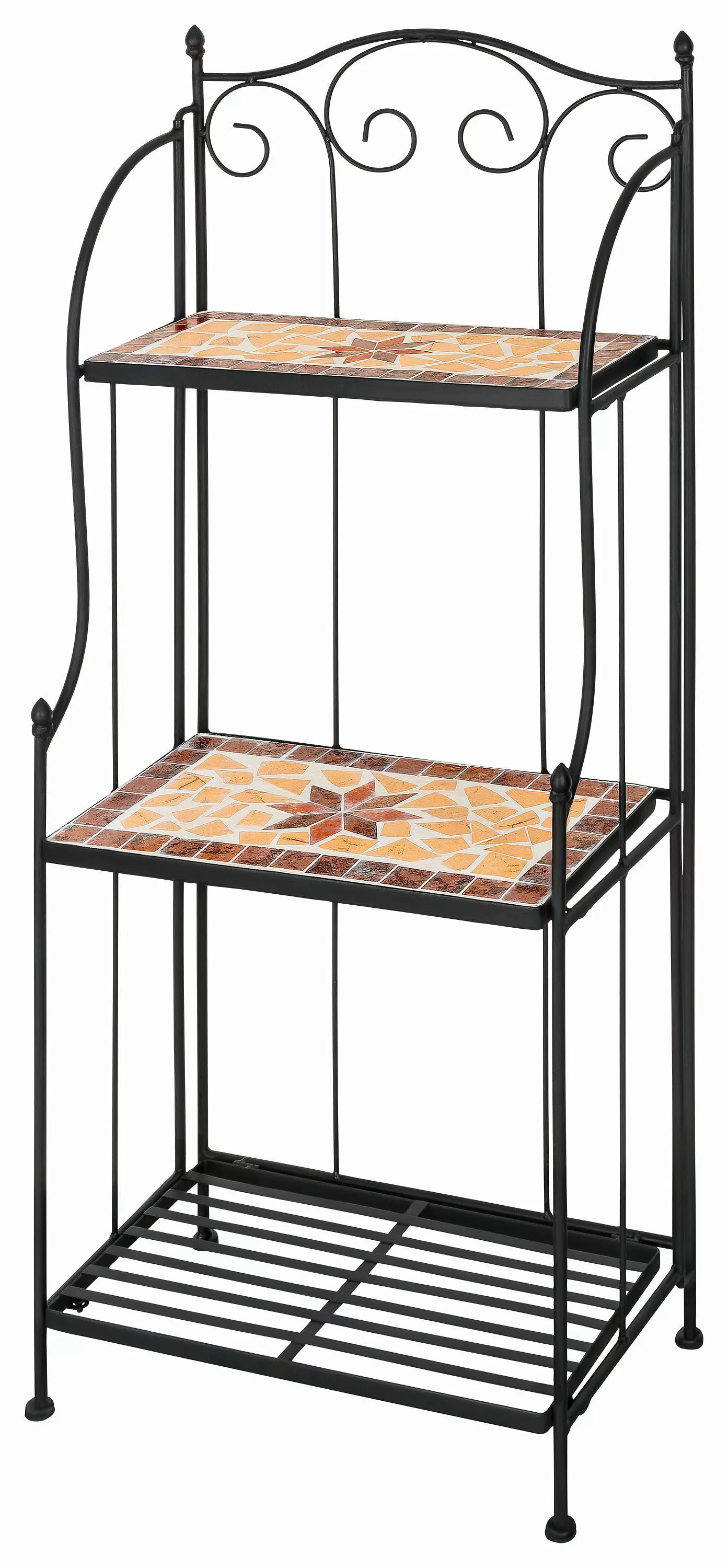 Kamelio Pflanzentreppe Mosaikregal Metall Mosaik Gartenregal günstig online kaufen