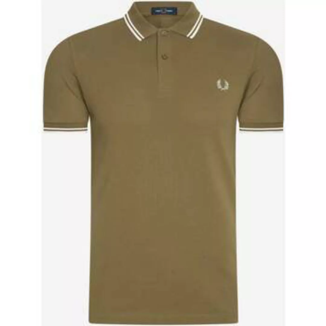 Fred Perry  T-Shirts & Poloshirts -Hemd mit zwei Spitzen – Shaded Stone Sno günstig online kaufen